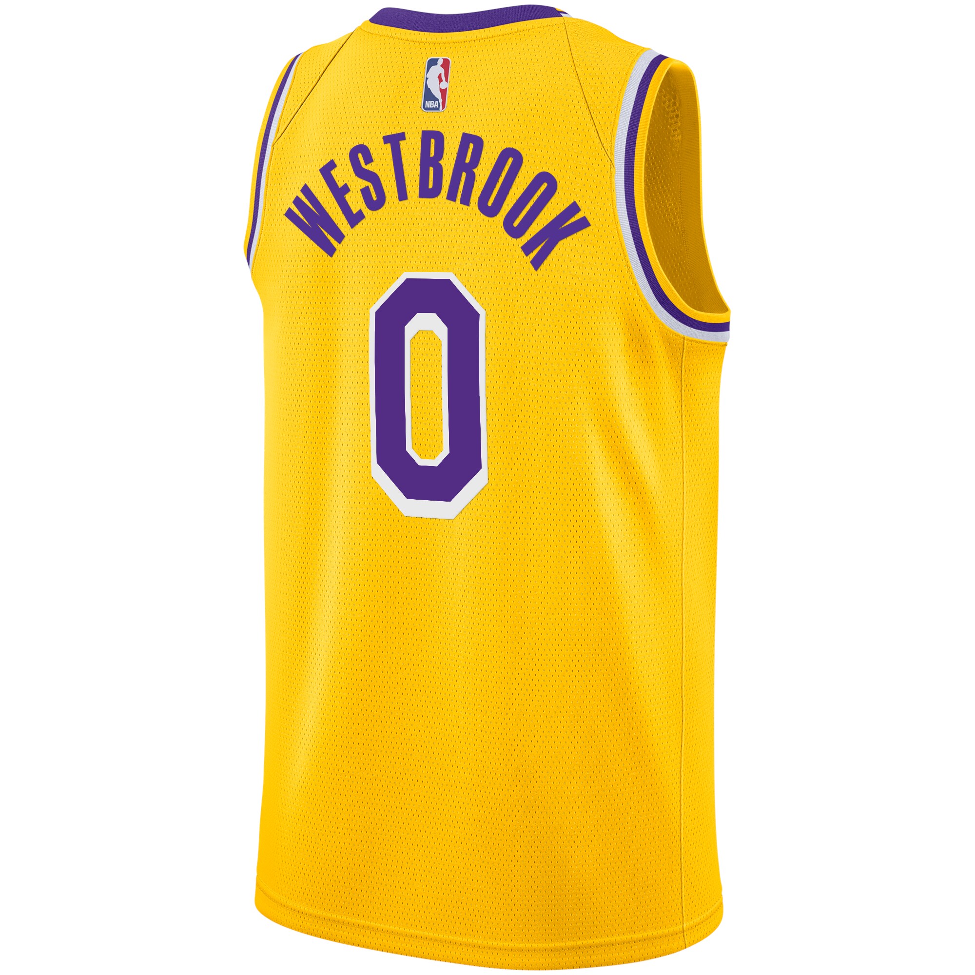 Russell Westbrook Los Angeles Lakers 2020/21 Swingman Player Jersey Gold - Icon Edition