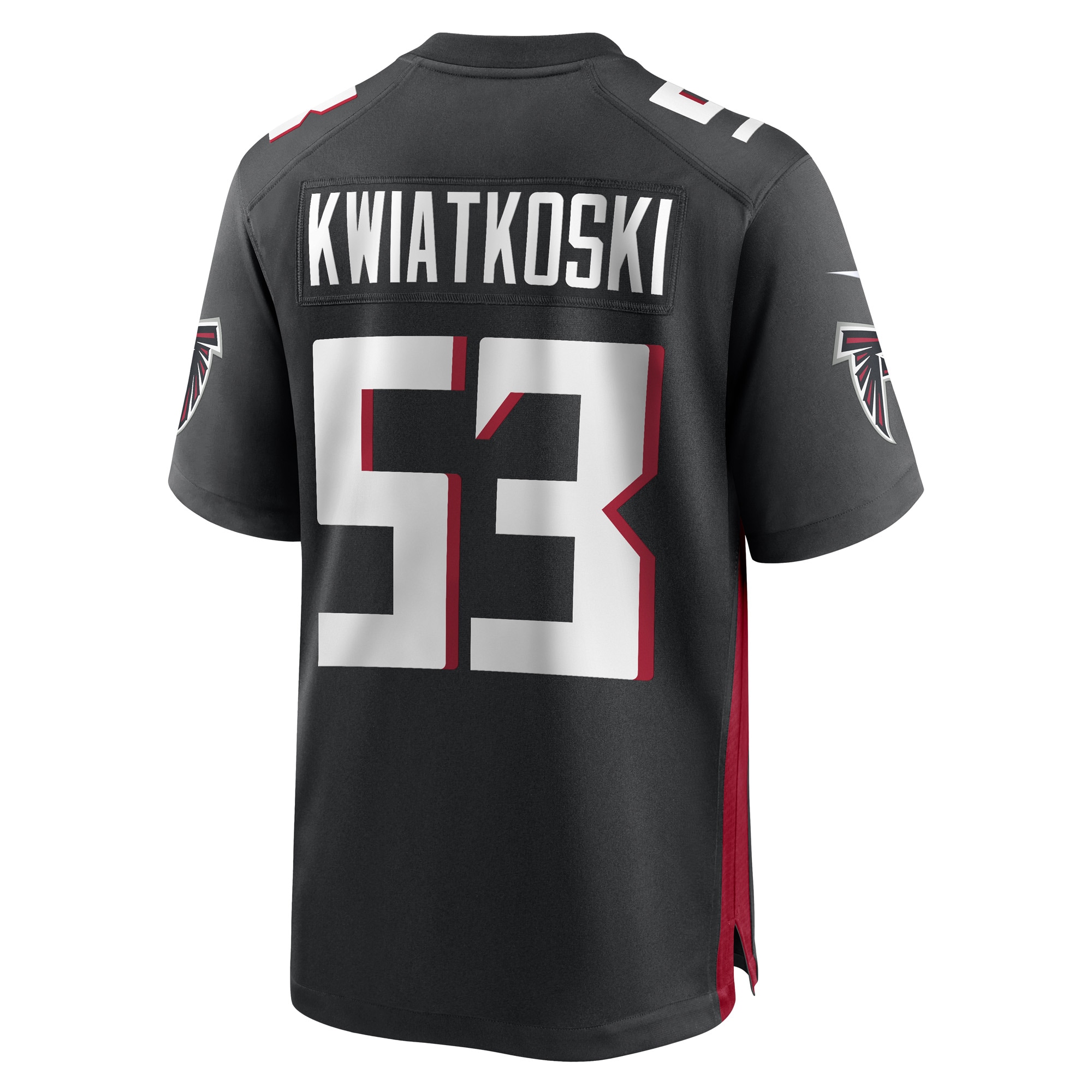 Nick Kwiatkoski Atlanta Falcons  Game Player Jersey - Black