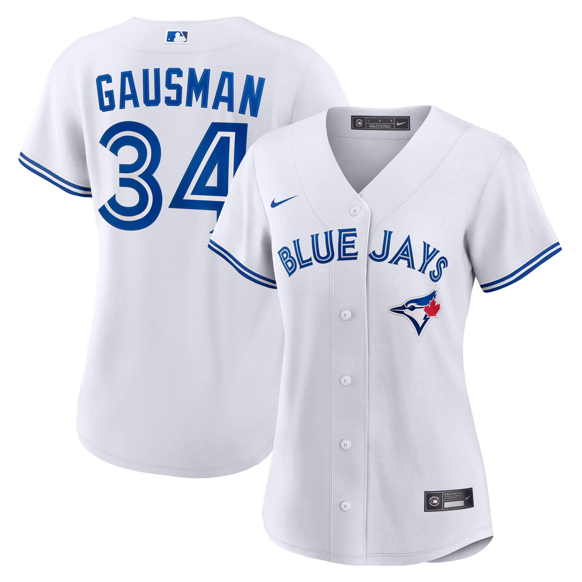 Kevin Gausman Toronto Blue Jays Women's Home Replica Jersey - White