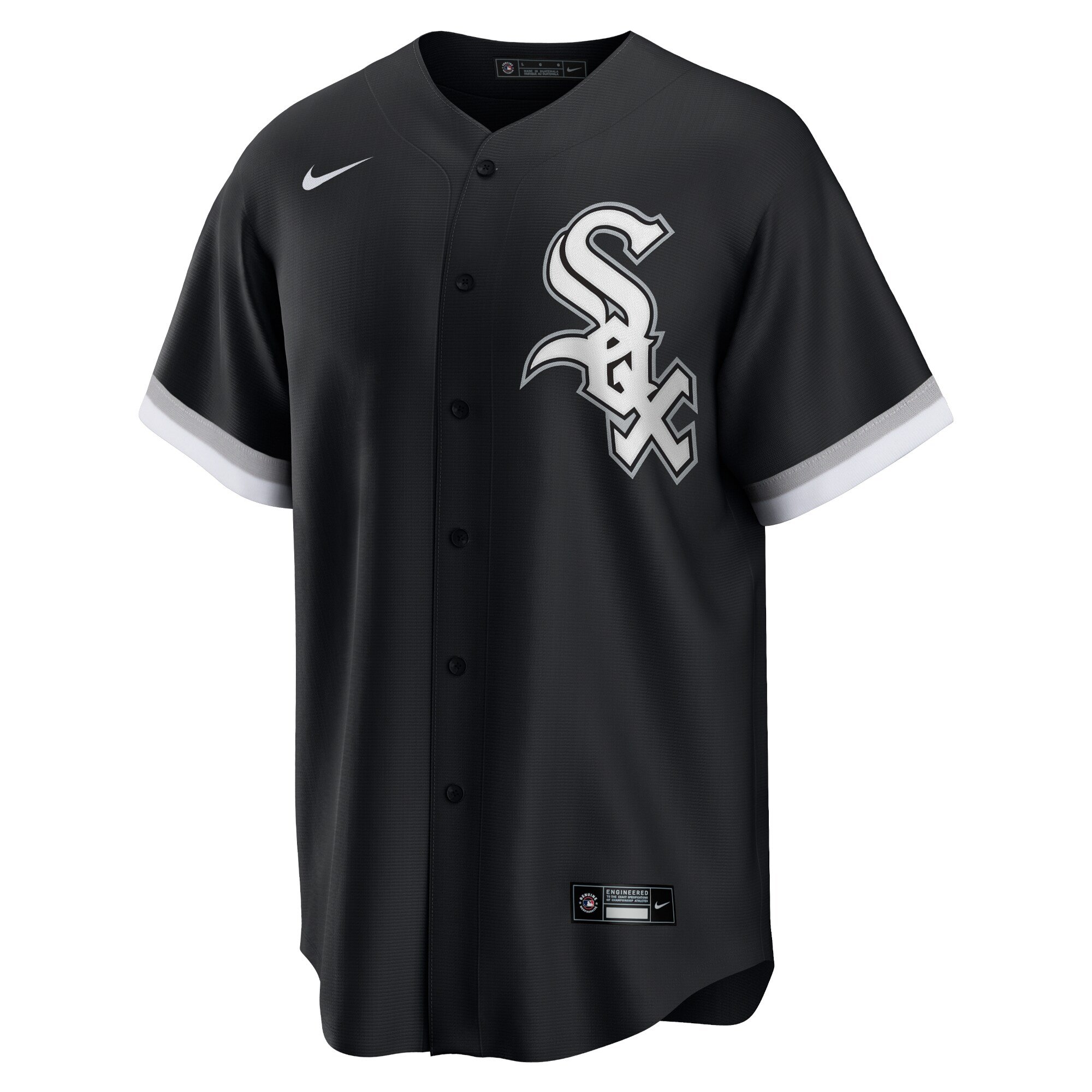 Men's Chicago White Sox Eloy Jimenez  Black Alternate Replica Player Name Jersey