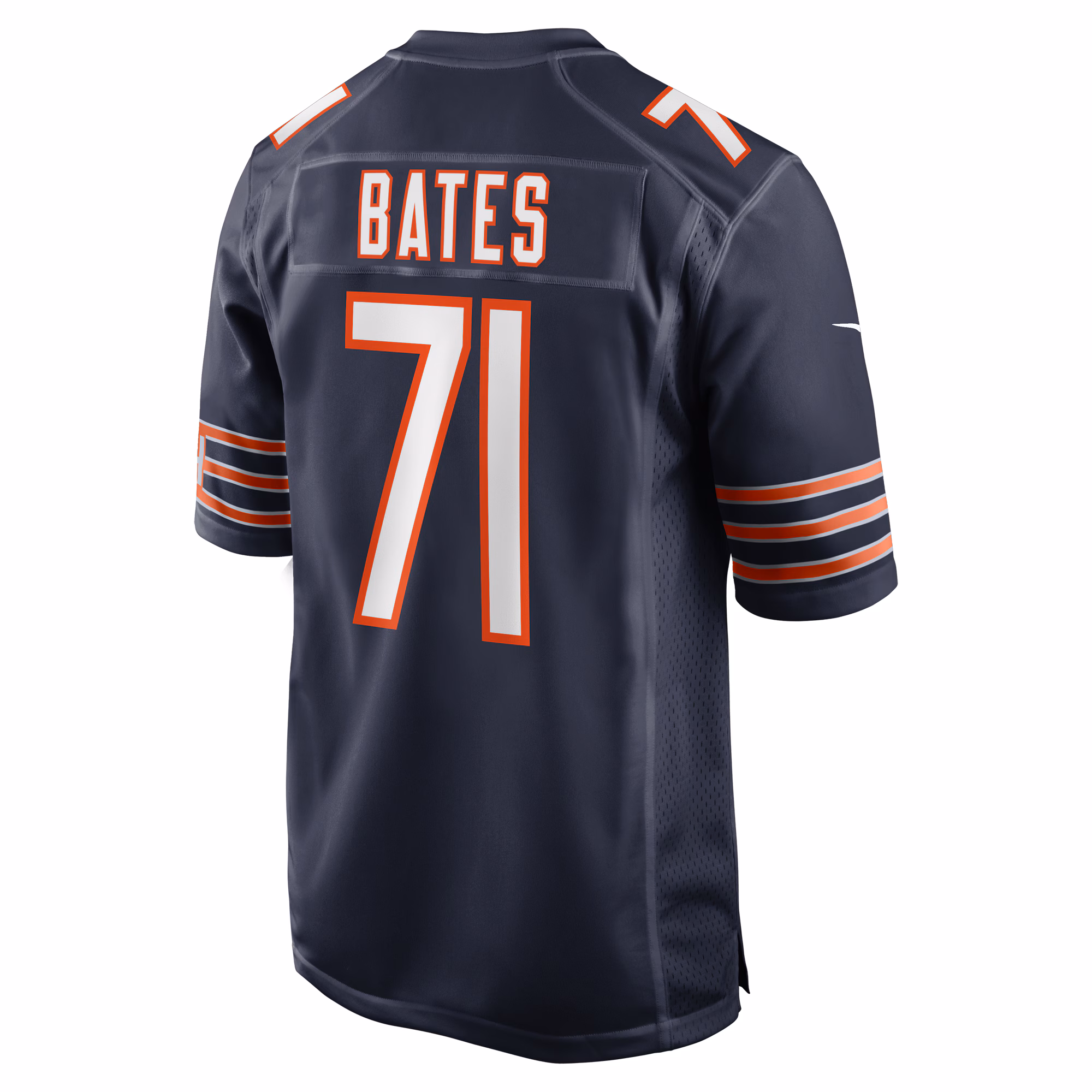 Ryan Bates Chicago Bears  Game Jersey -  Navy