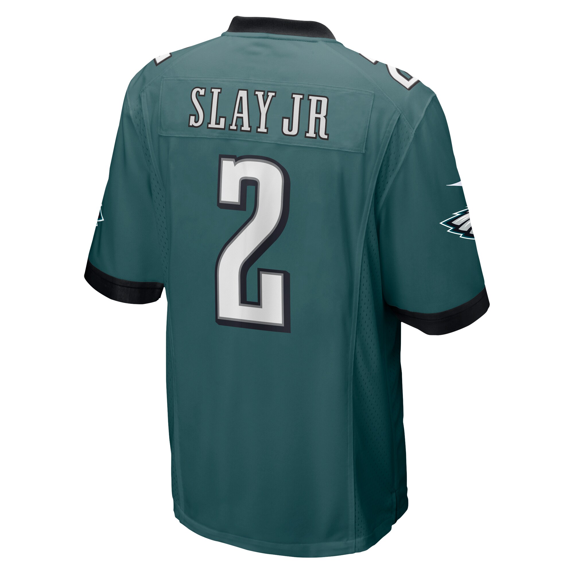 Darius Slay Jr. Philadelphia Eagles  Super Bowl LVII Patch Game Jersey - Midnight Green