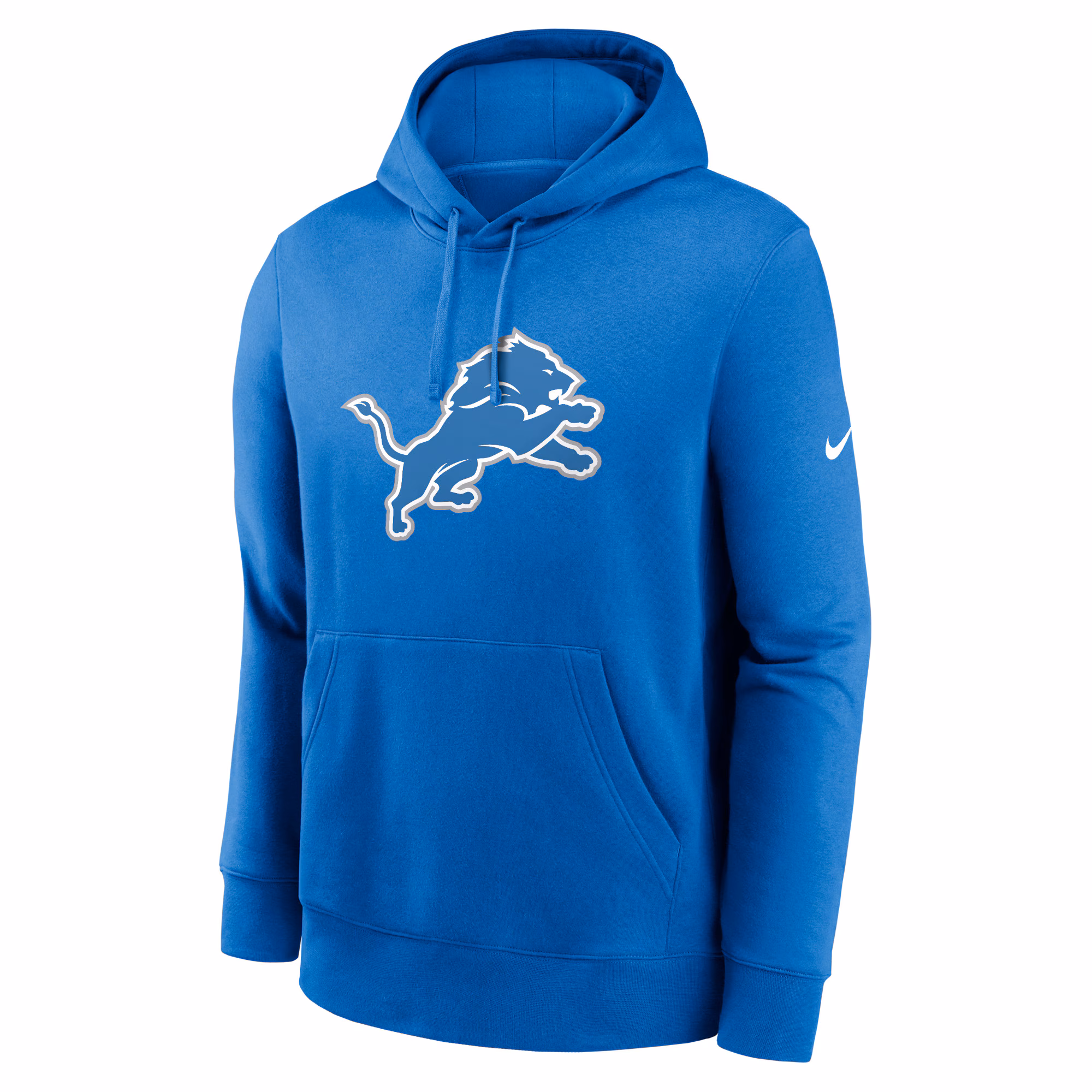 Detroit Lions Club Logo Pullover Hoodie - Anthracite
