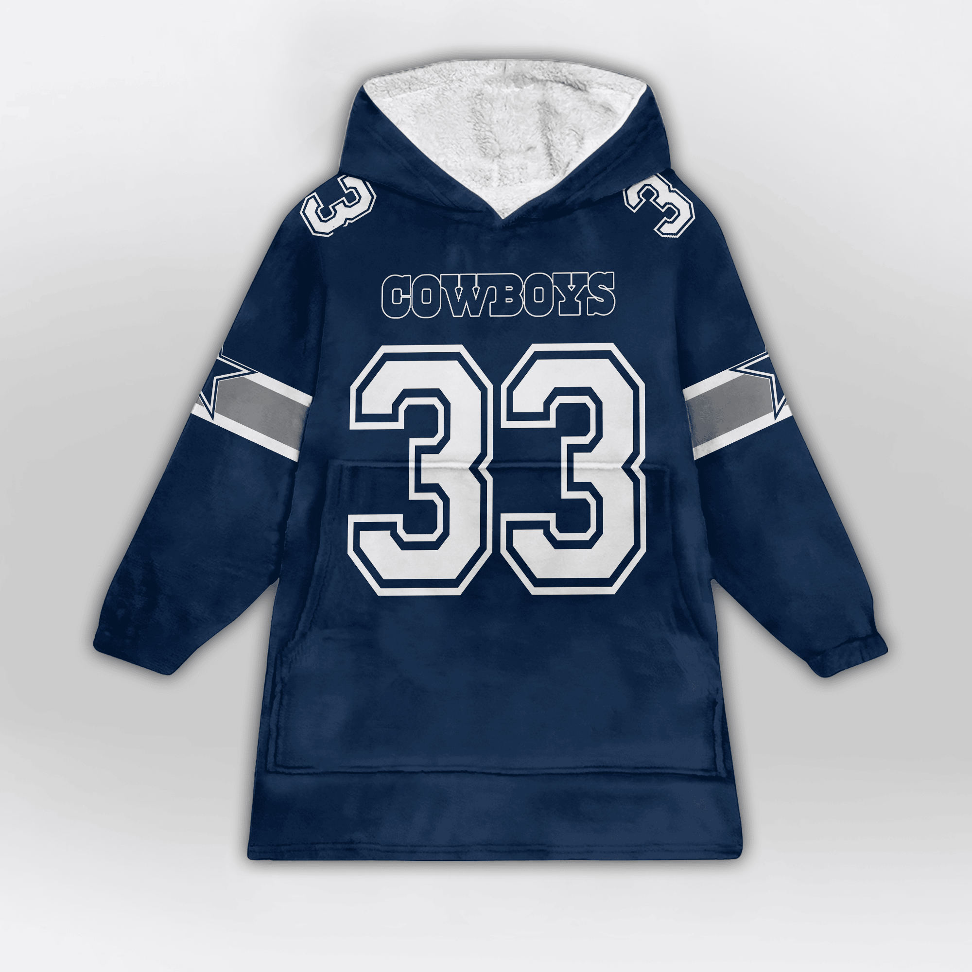 Adult J.W 33 Dalllas Football Unisex Blanket Hoodie