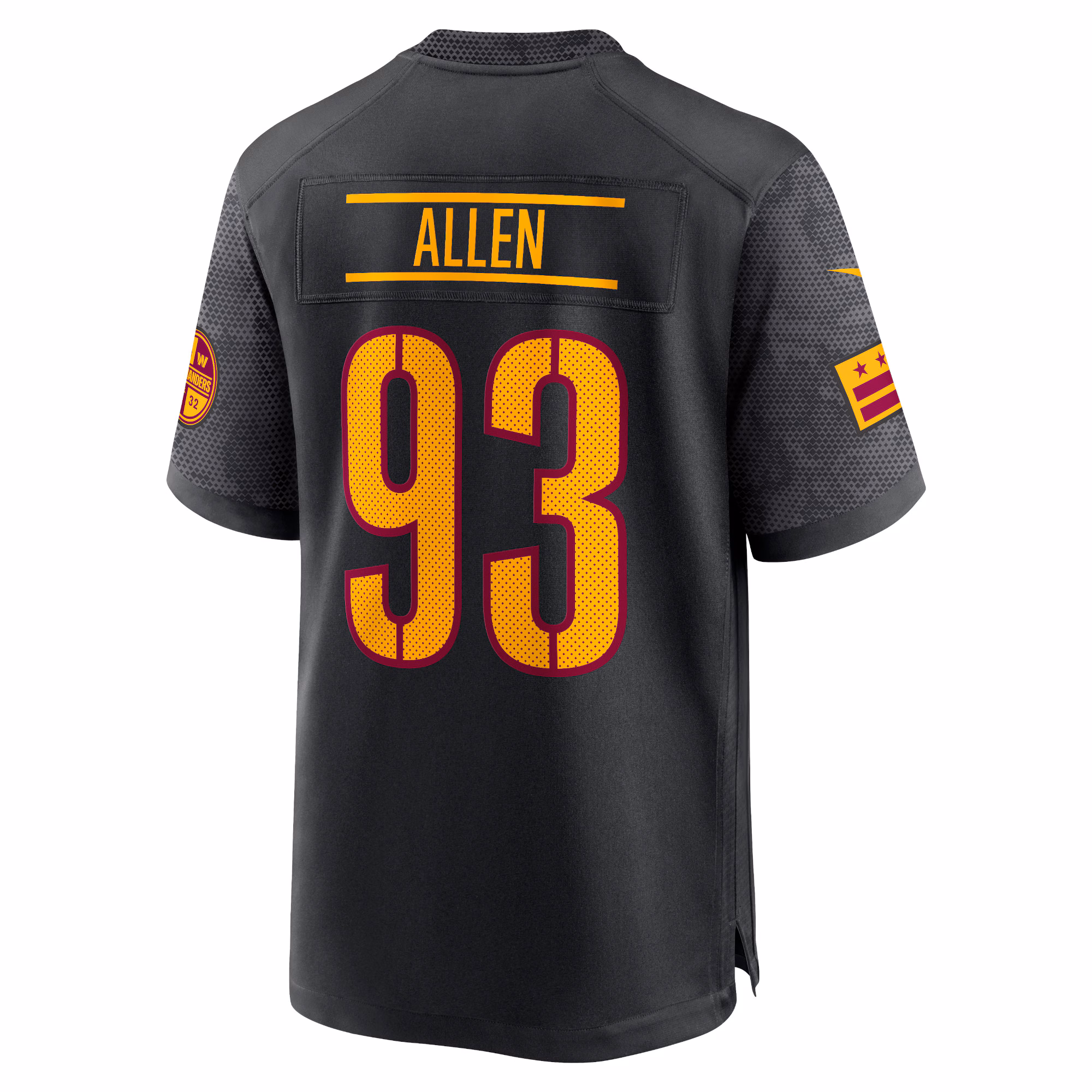 Jonathan Allen Washington Commanders Game Jersey - Burgundy