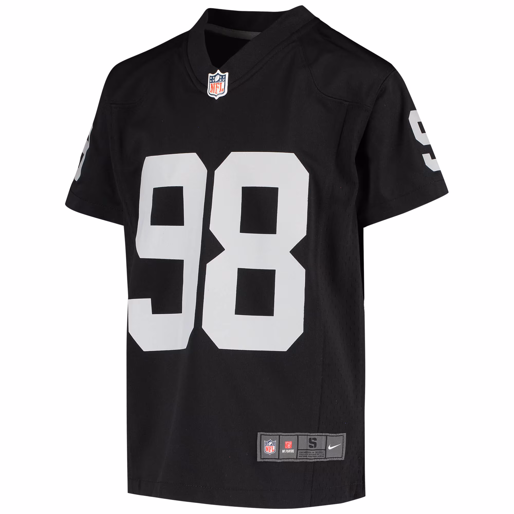 Maxx Crosby Las Vegas Raiders Youth Game Jersey - Black