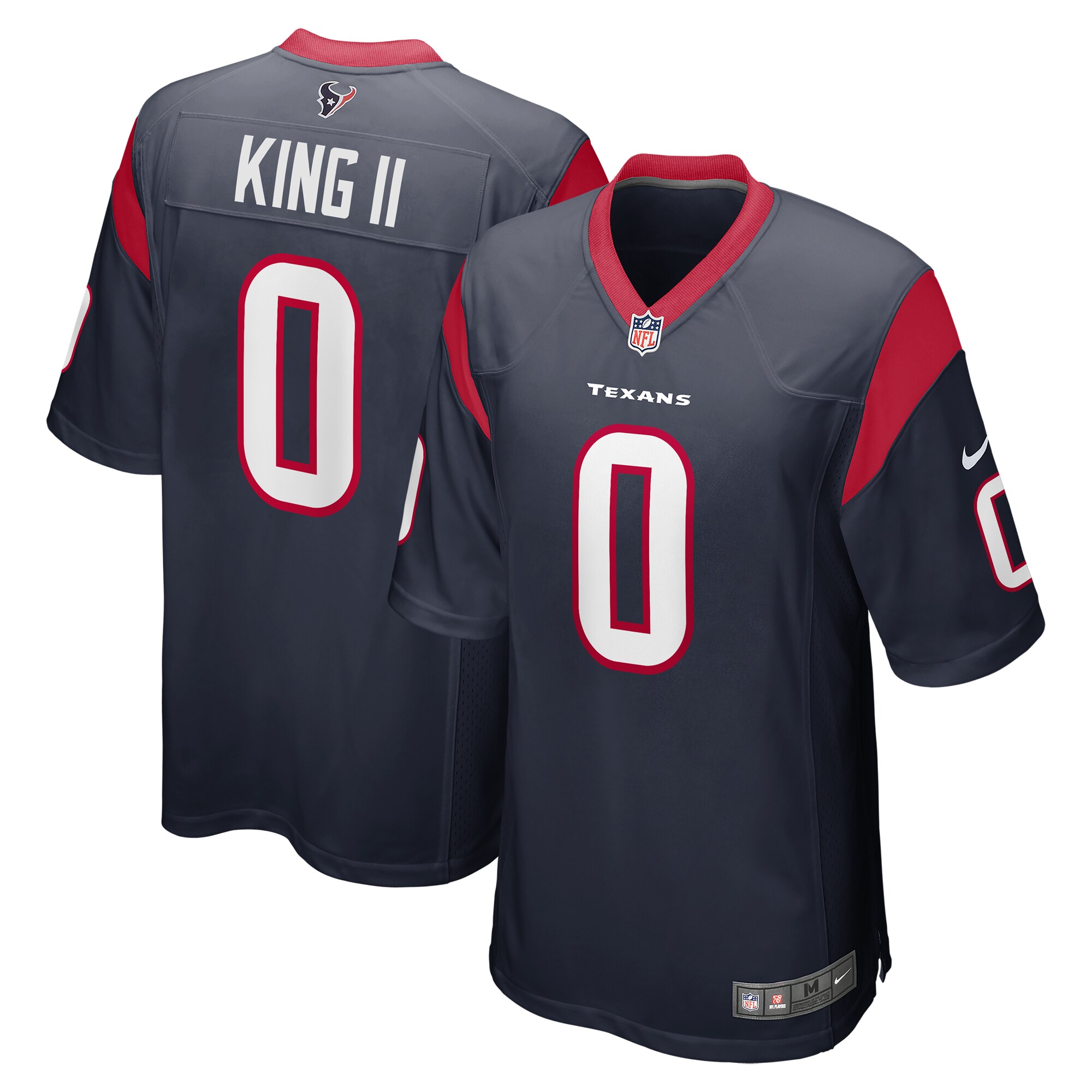 Desmond King II Houston Texans  Game Player Jersey - Navy