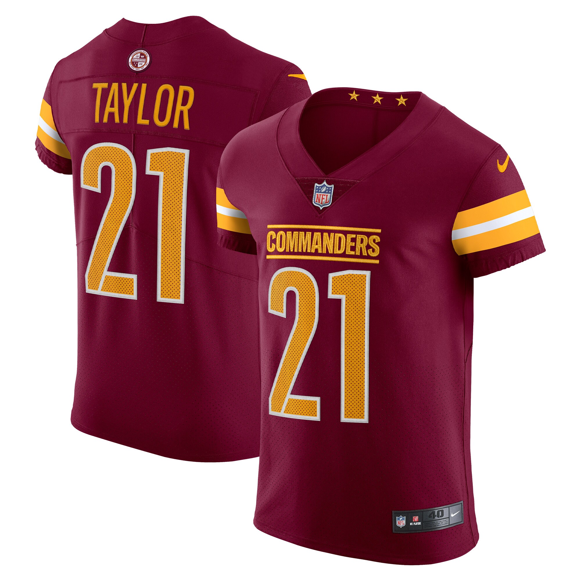 Sean Taylor Washington Commanders Vapor Elite Retired Player Jersey - Burgundy