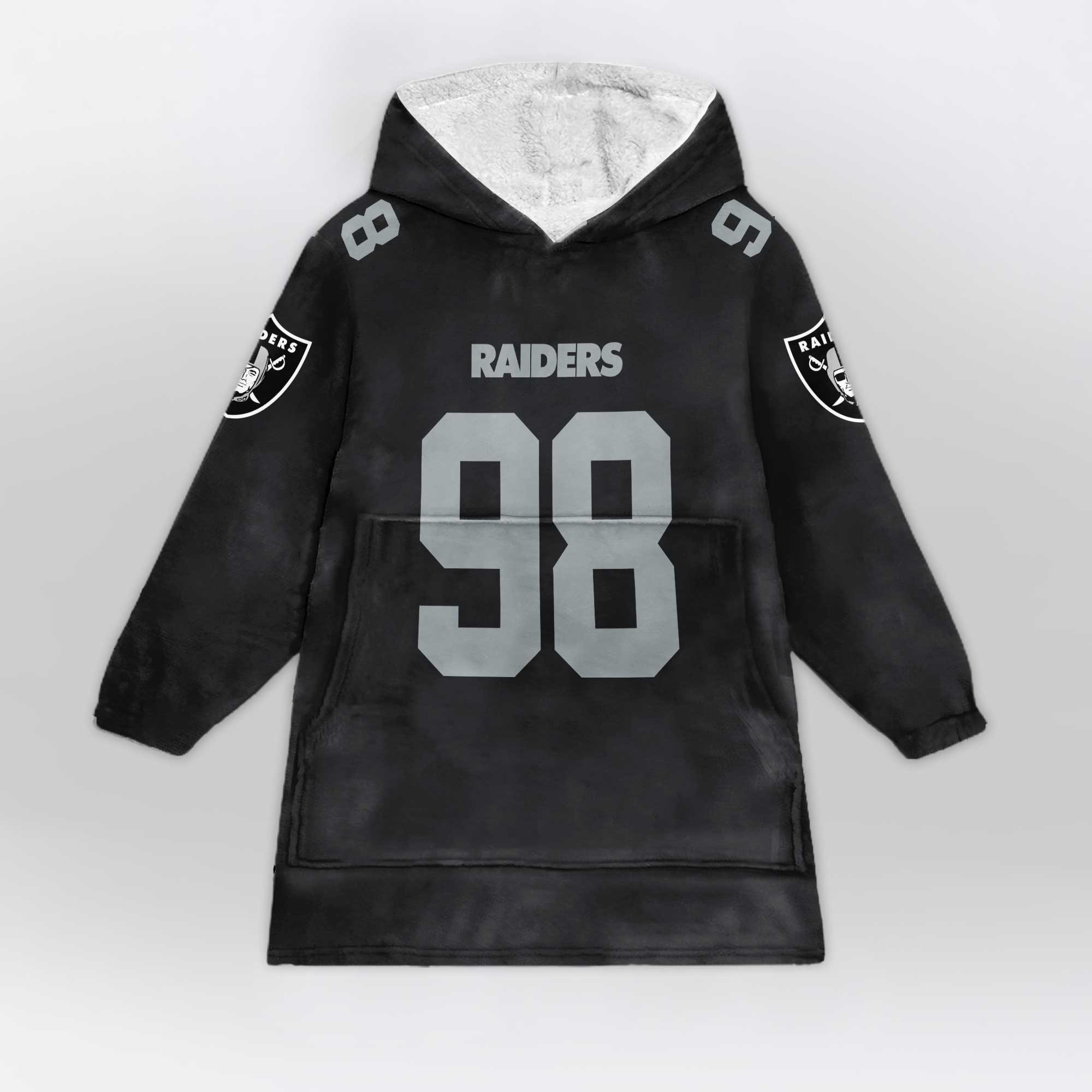 Adult M.C 98 Las Vegas Football Unisex Blanket Hoodie