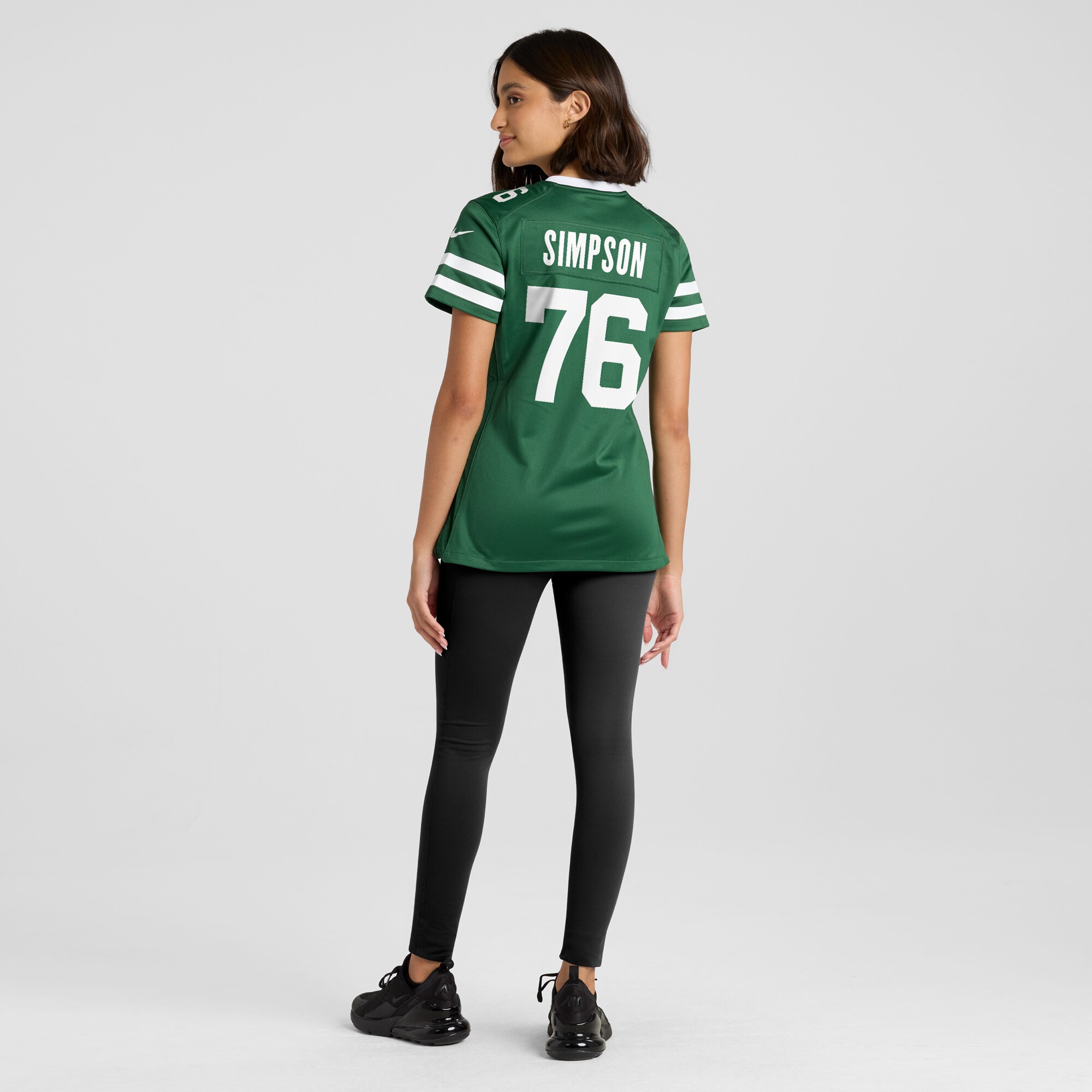 John Simpson New York Jets Women's Game Jersey - Legacy Green