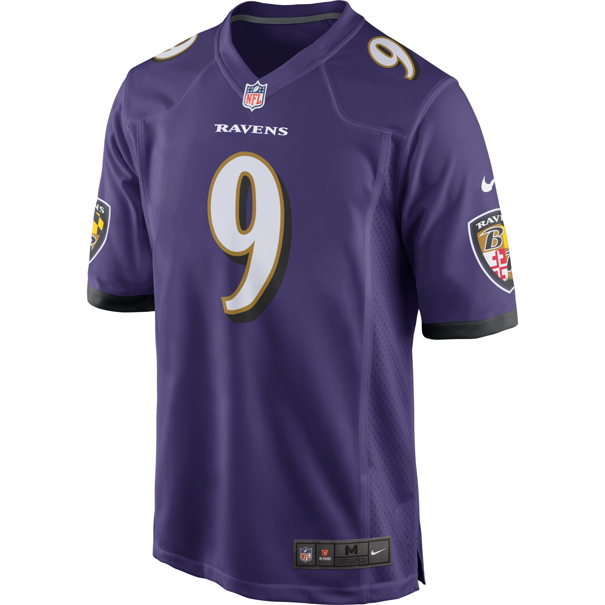Justin Tucker Baltimore Ravens Game Jersey - Purple