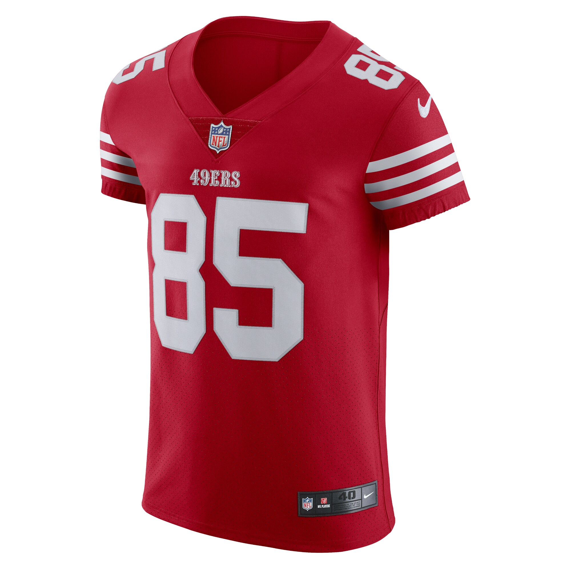 George Kittle San Francisco 49ers  Vapor Elite Jersey - Scarlet