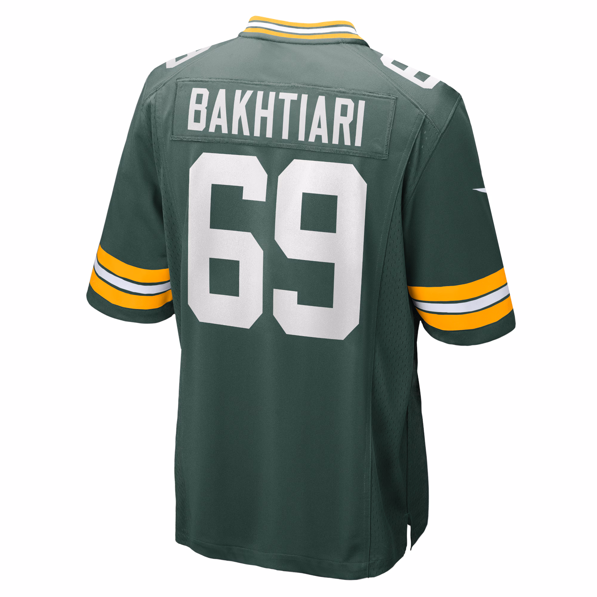 David Bakhtiari Green Bay Packers Game Team Jersey - Green