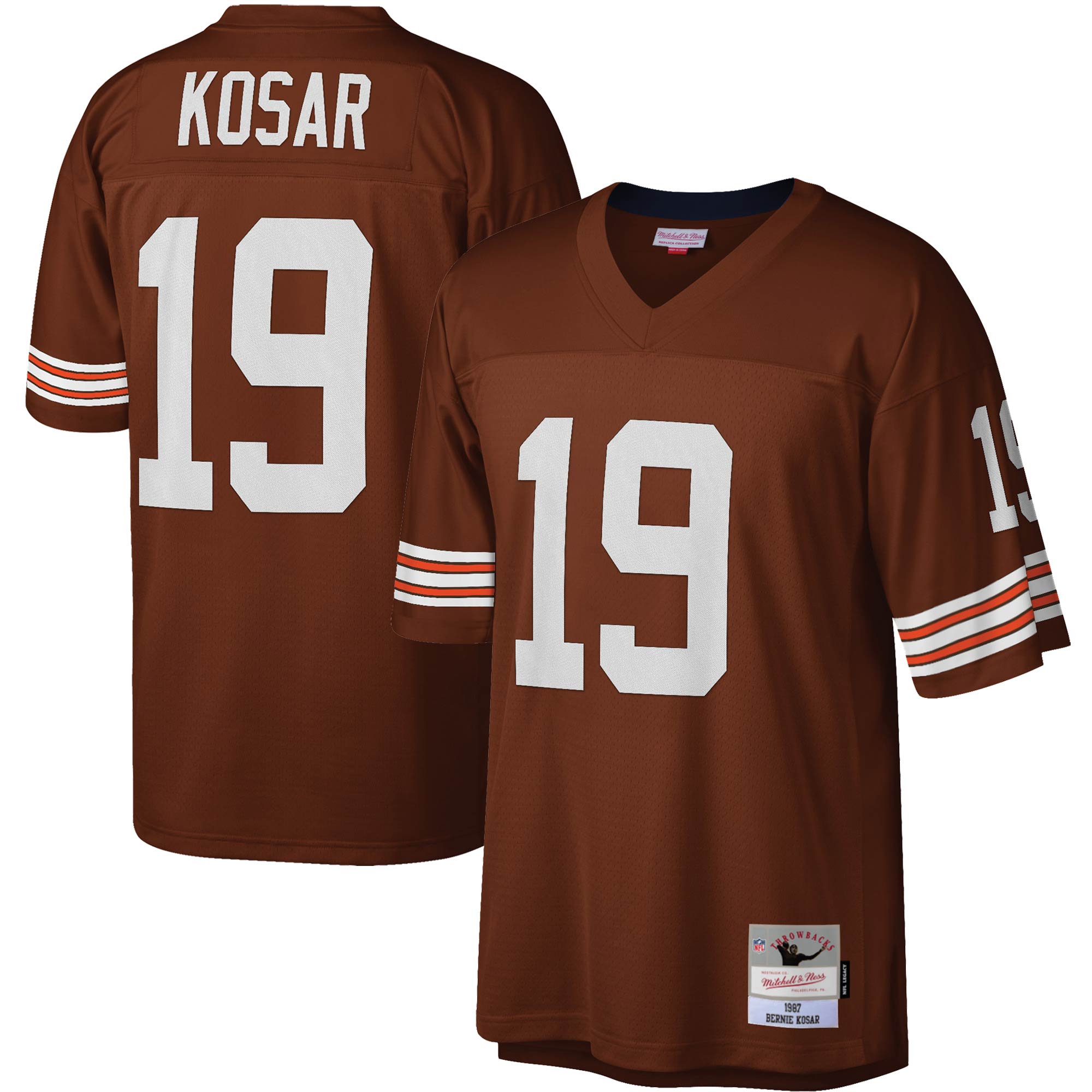 Bernie Kosar Cleveland Browns  Legacy Replica Jersey - Brown
