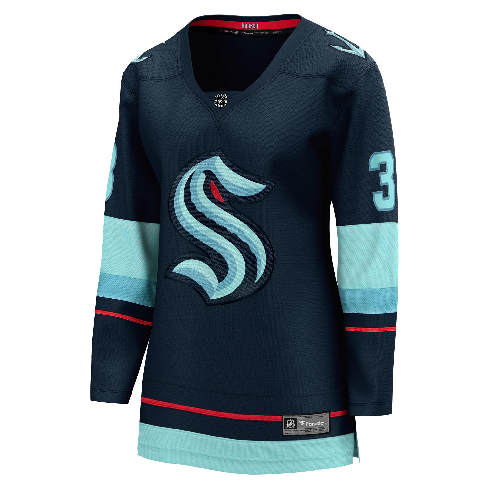Will Borgen Seattle Kraken Women's Home Breakaway Player Jersey - Deep Sea Blue