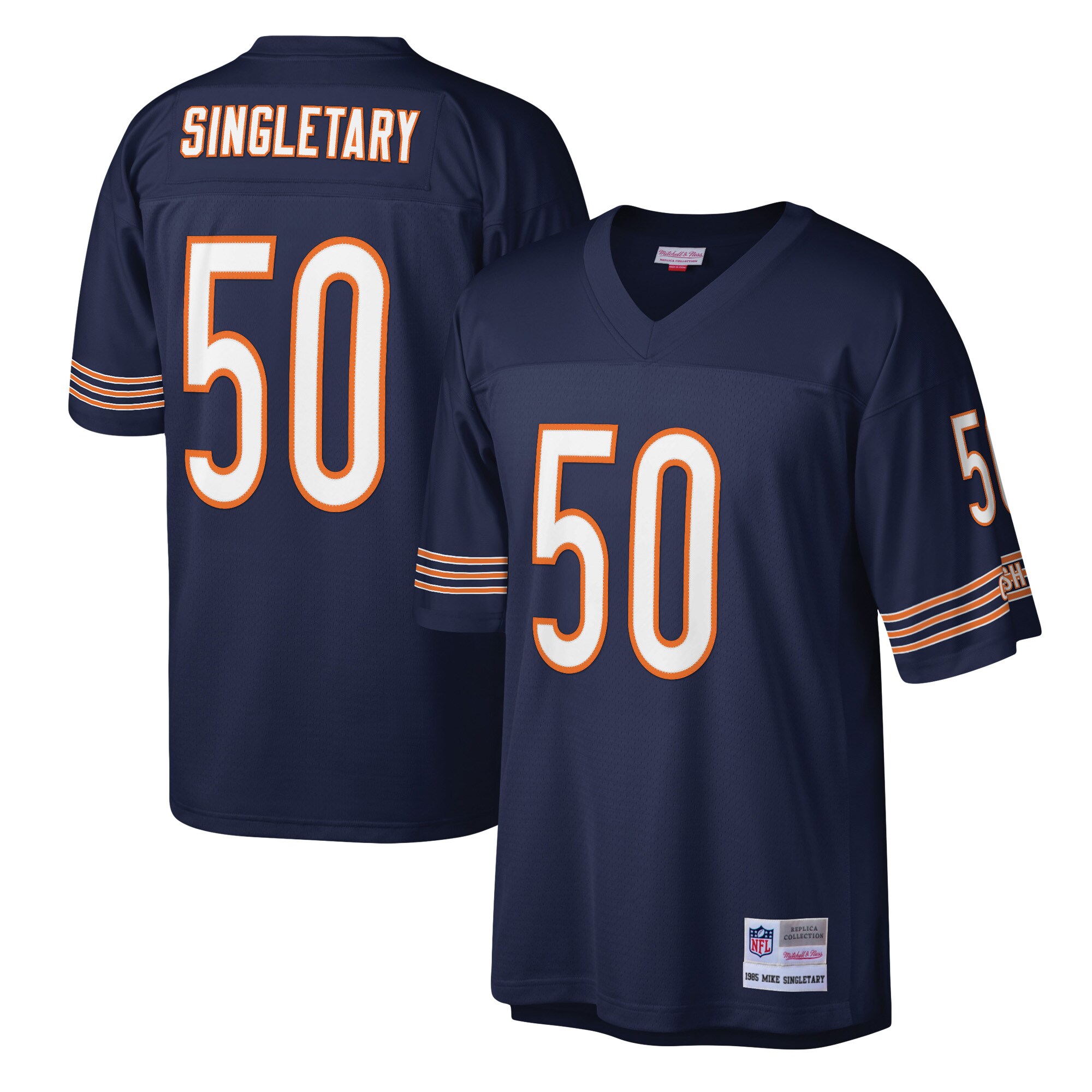 Mike Singletary Chicago Bears  Legacy Replica Jersey - Navy