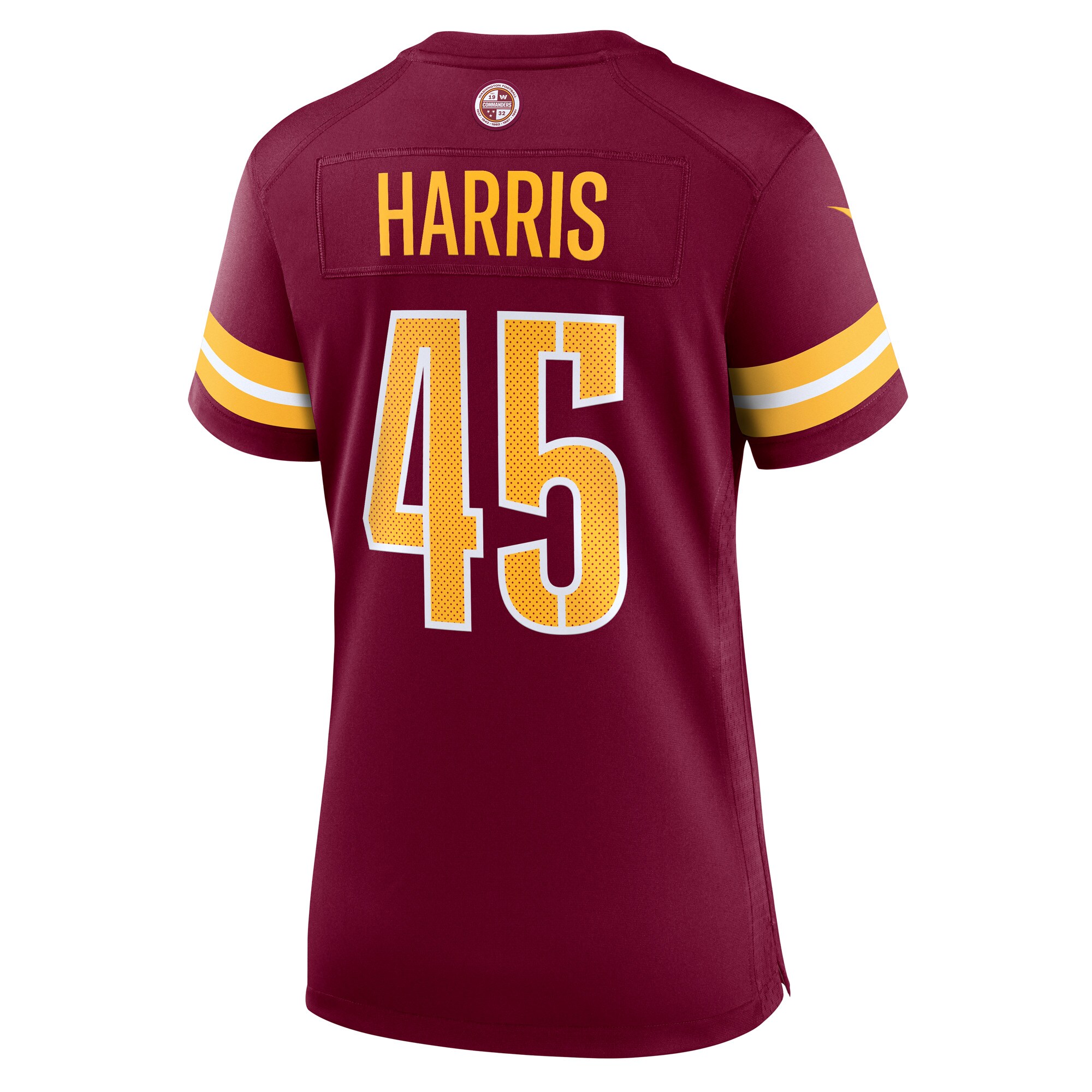 De'Jon Harris Washington Commanders  Women's Game Player Jersey - Burgundy