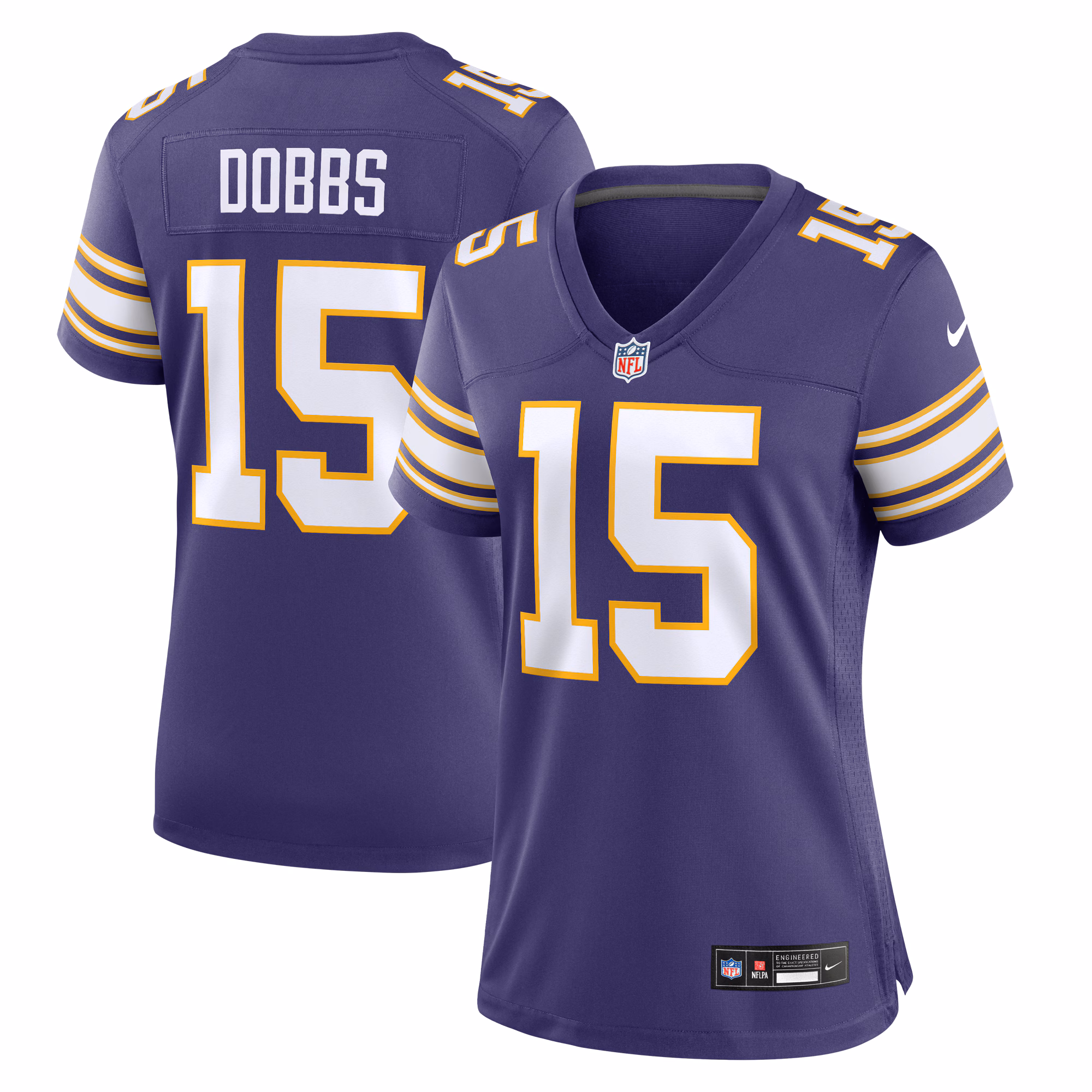 Joshua Dobbs Minnesota Vikings Women's Alternate Game Jersey - Purple