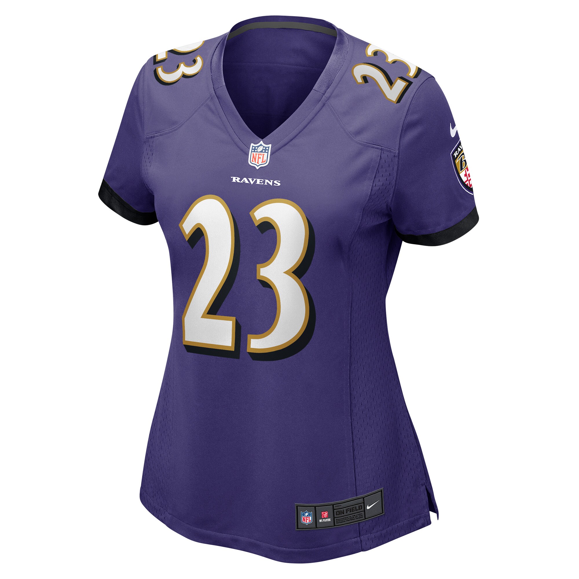 Kyle Fuller Baltimore Ravens  Women's Game Player Jersey - Purple