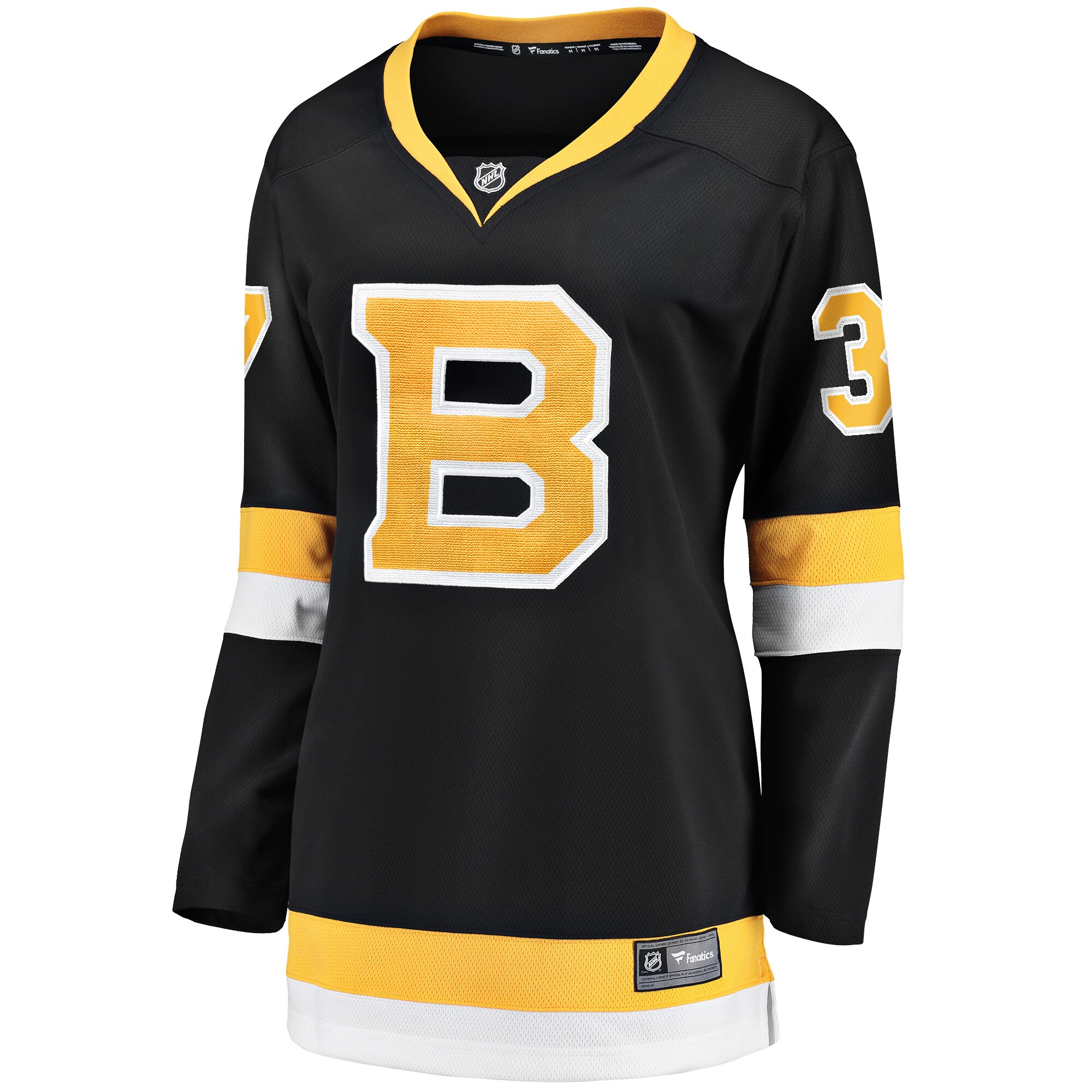 Patrice Bergeron Boston Bruins Women's Alternate Premier Breakaway Player Jersey - Black