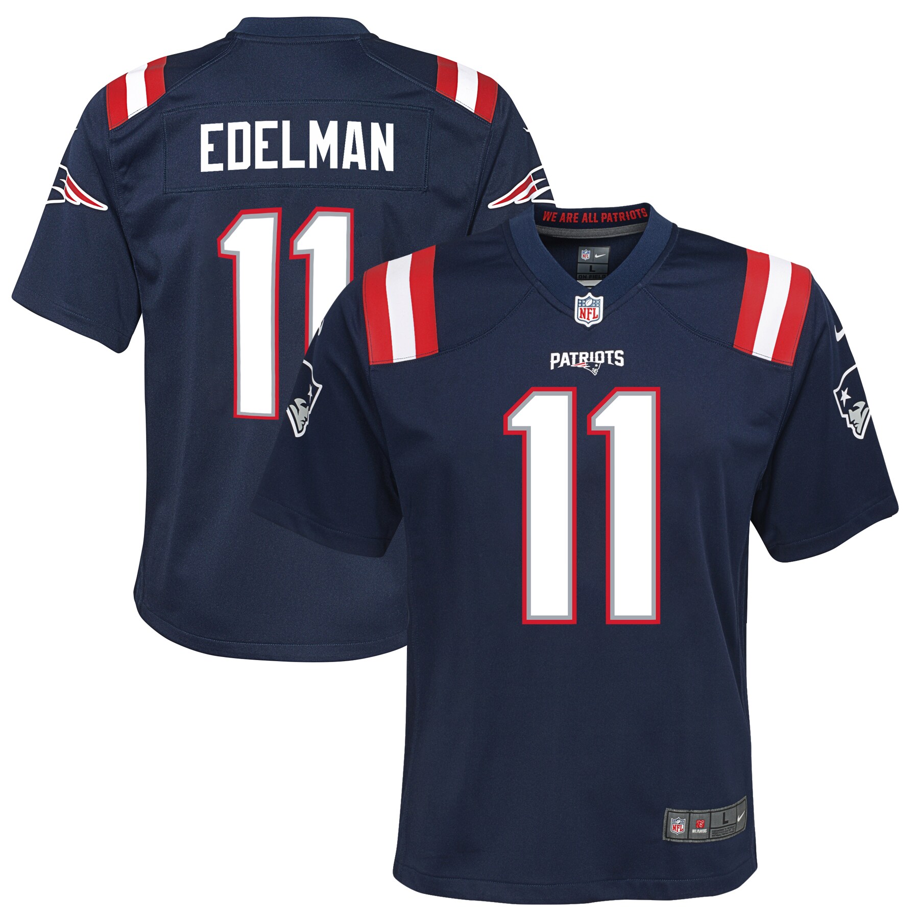 Julian Edelman New England Patriots  Youth Game Jersey - Navy