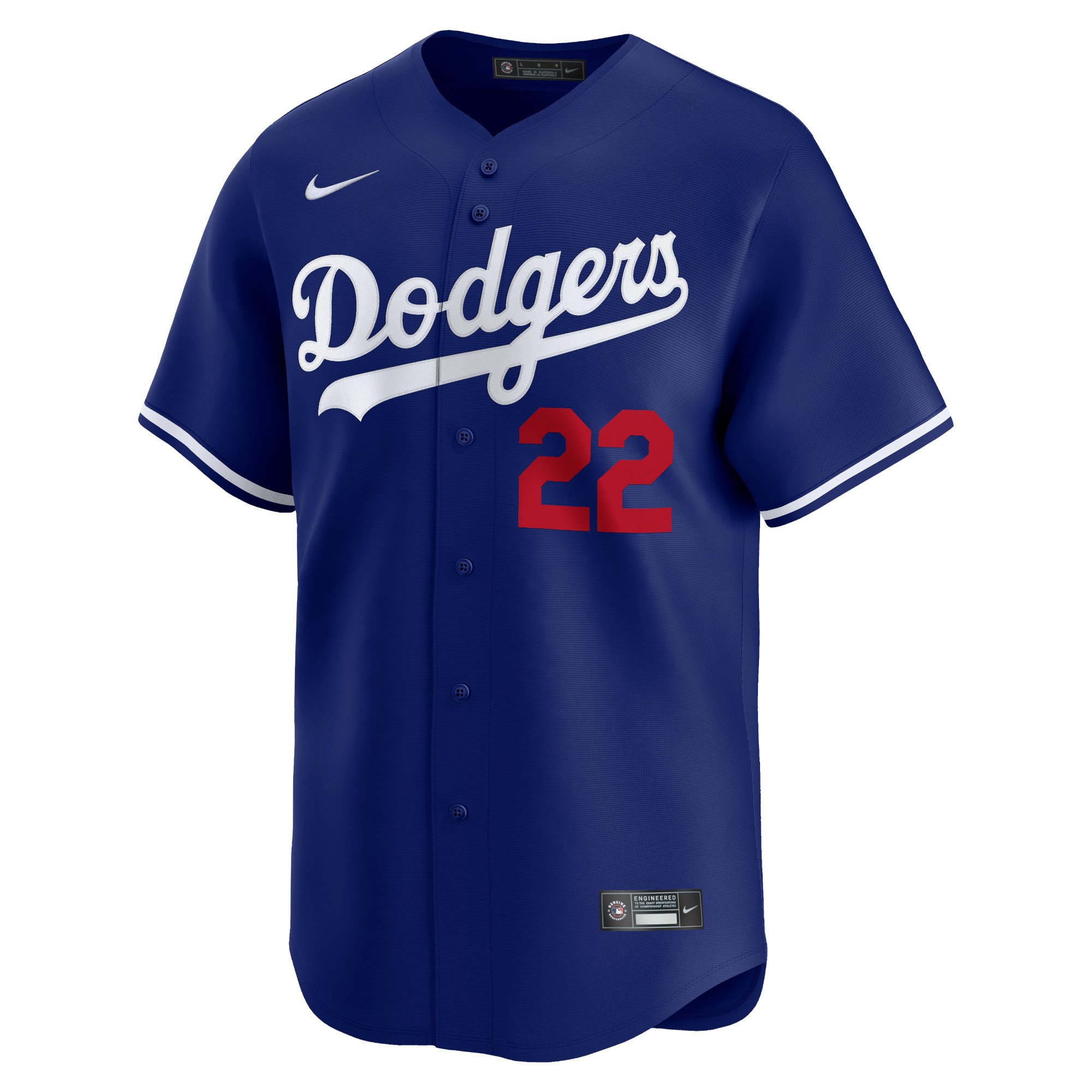 Men's Los Angeles Dodgers Clayton Kershaw  Royal Alternate Limited Player Jersey