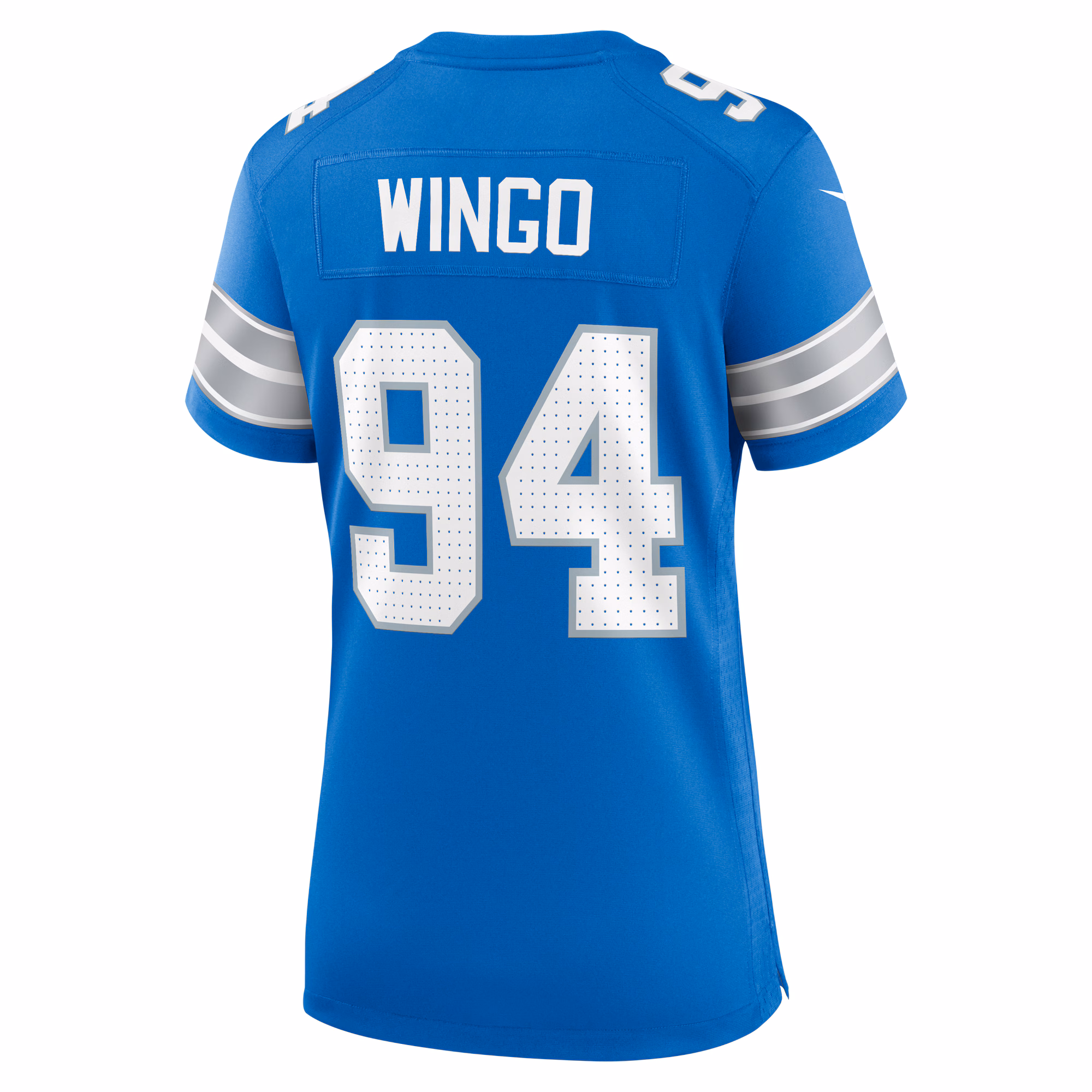 Mekhi Wingo Detroit Lions Women's Team Game Jersey -  Blue