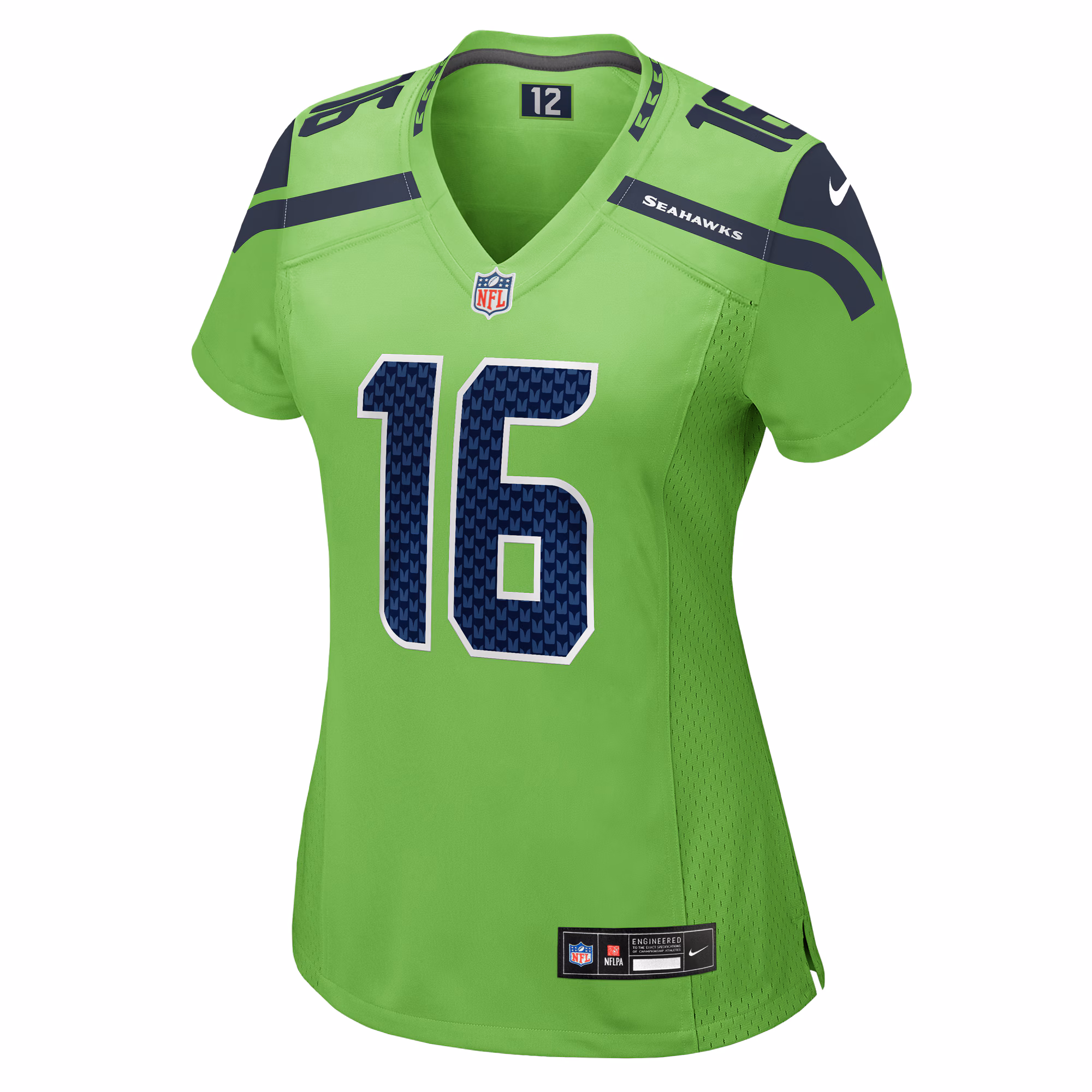 Tyler Lockett Seattle Seahawks Women's  Game Jersey - Neon Green