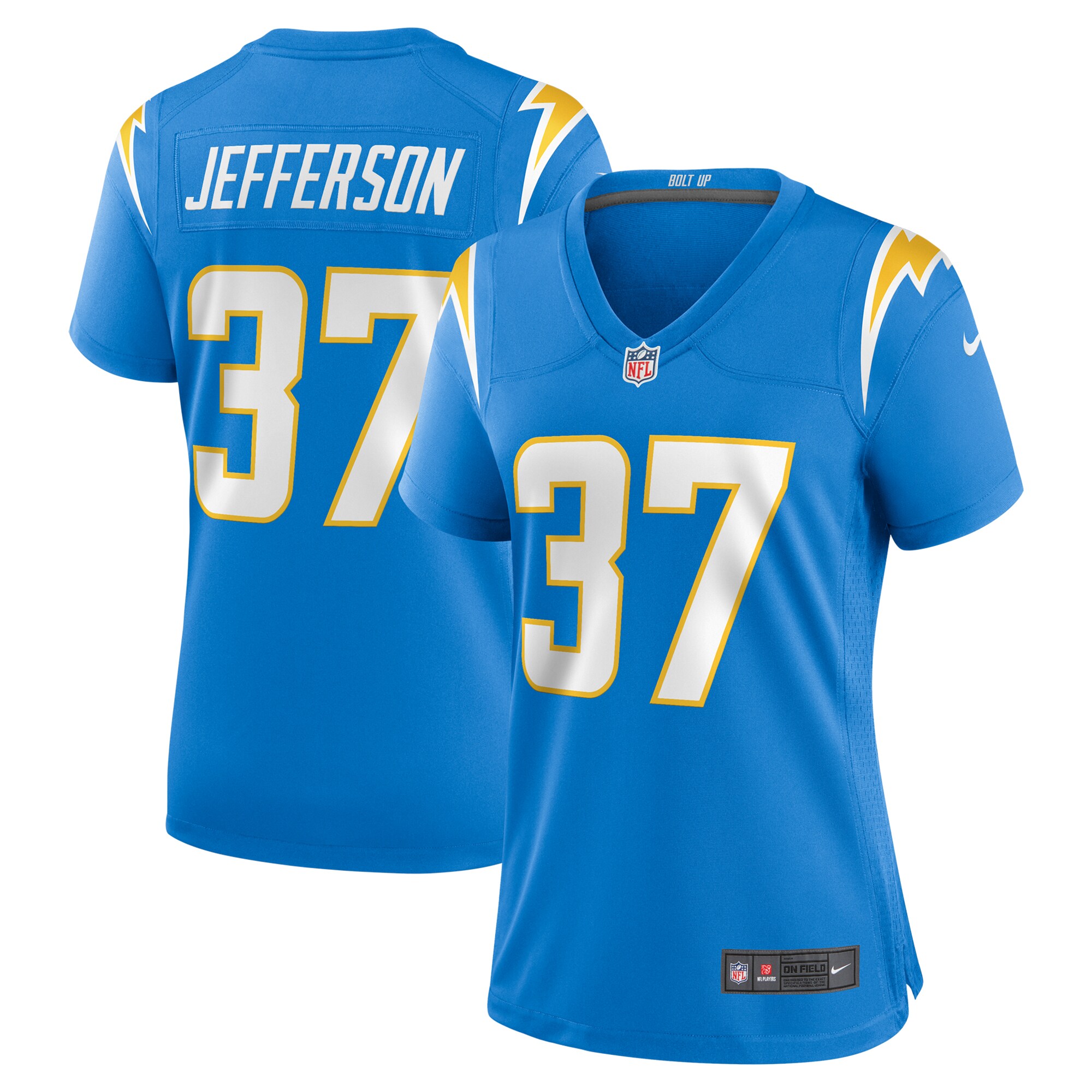 Tony Jefferson Los Angeles Chargers Women's Team Game Jersey -  Powder Blue