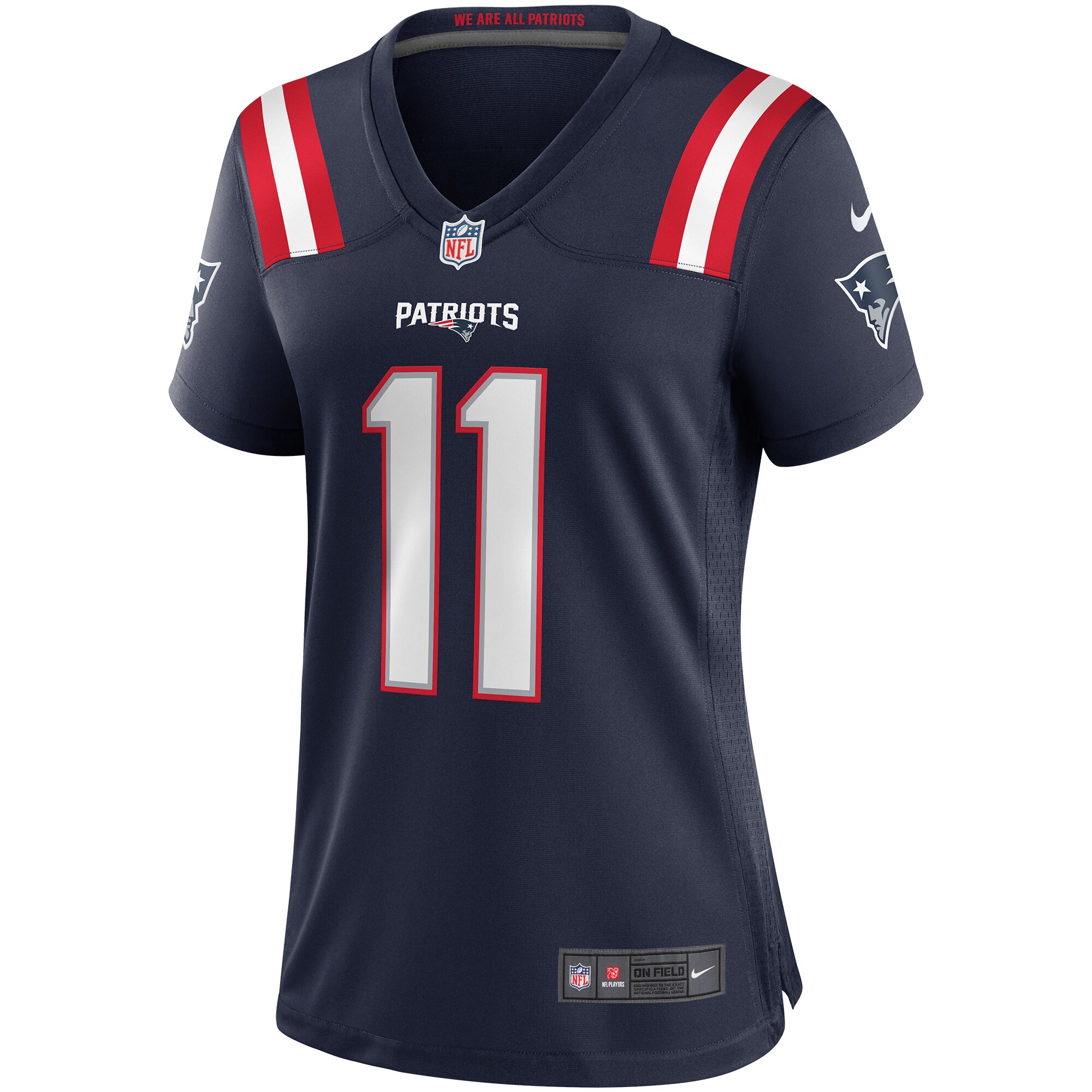 Julian Edelman New England Patriots  Women's Game Jersey - Navy