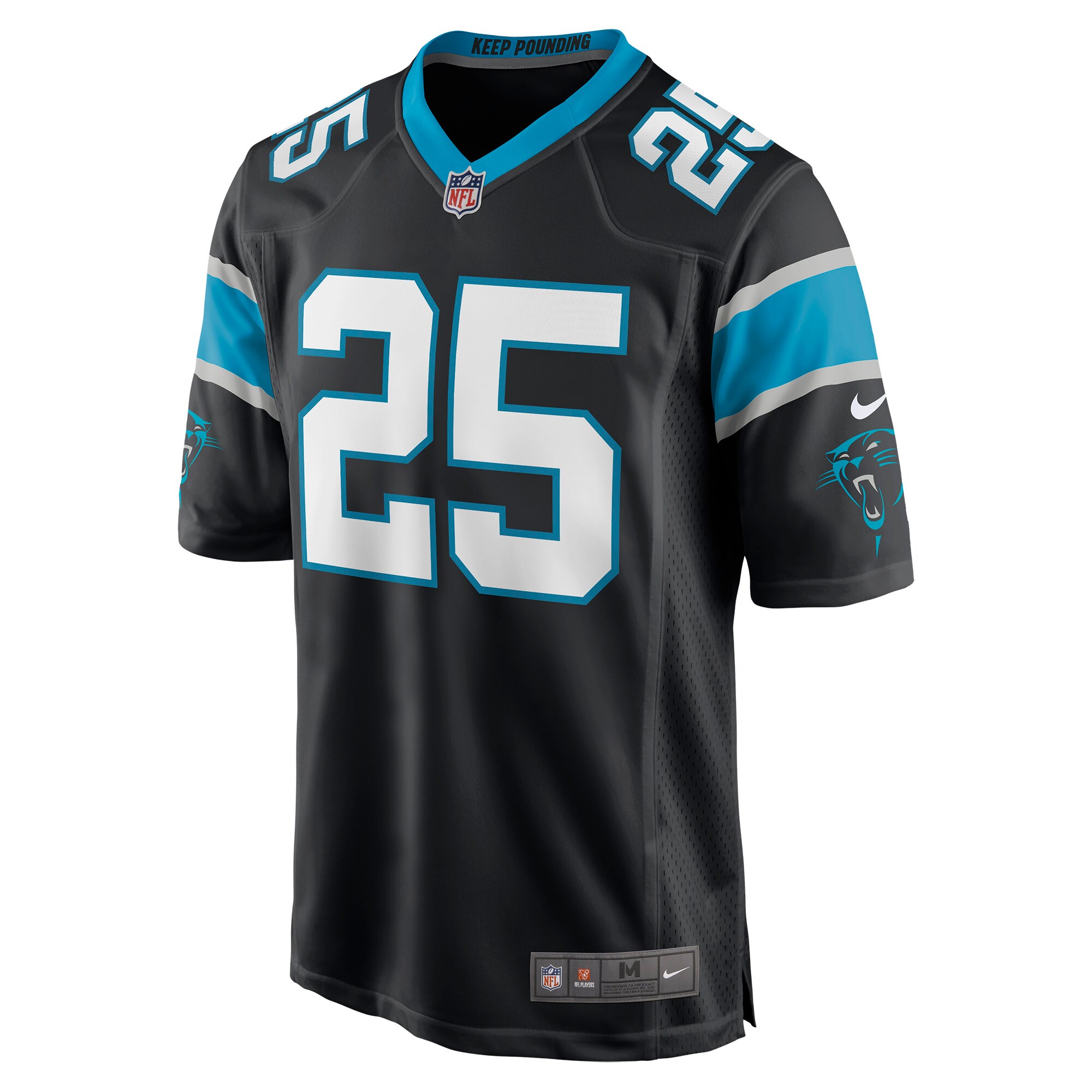 Xavier Woods Carolina Panthers  Game Jersey - Black