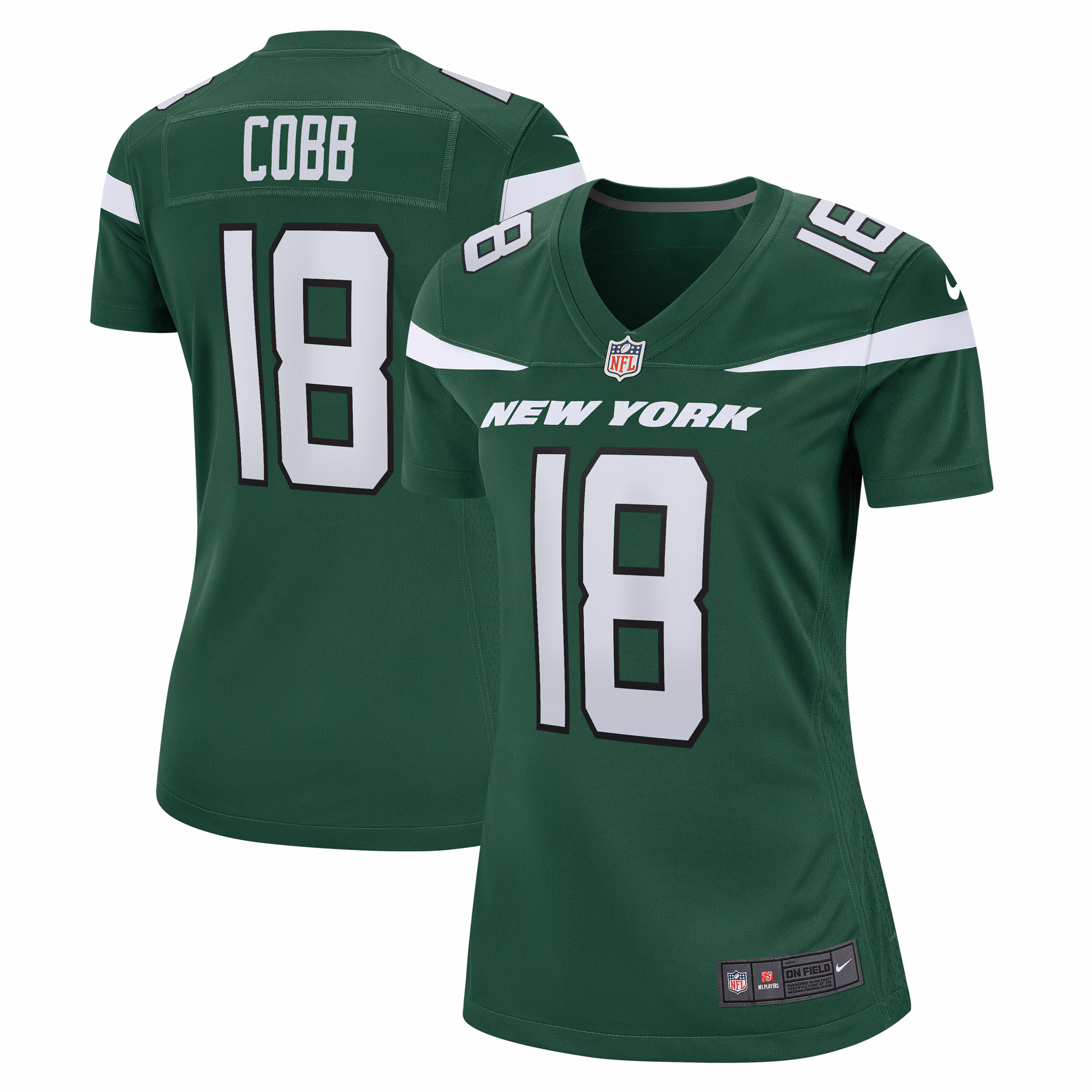 Randall Cobb New York Jets Women's  Game Jersey - Gotham Green