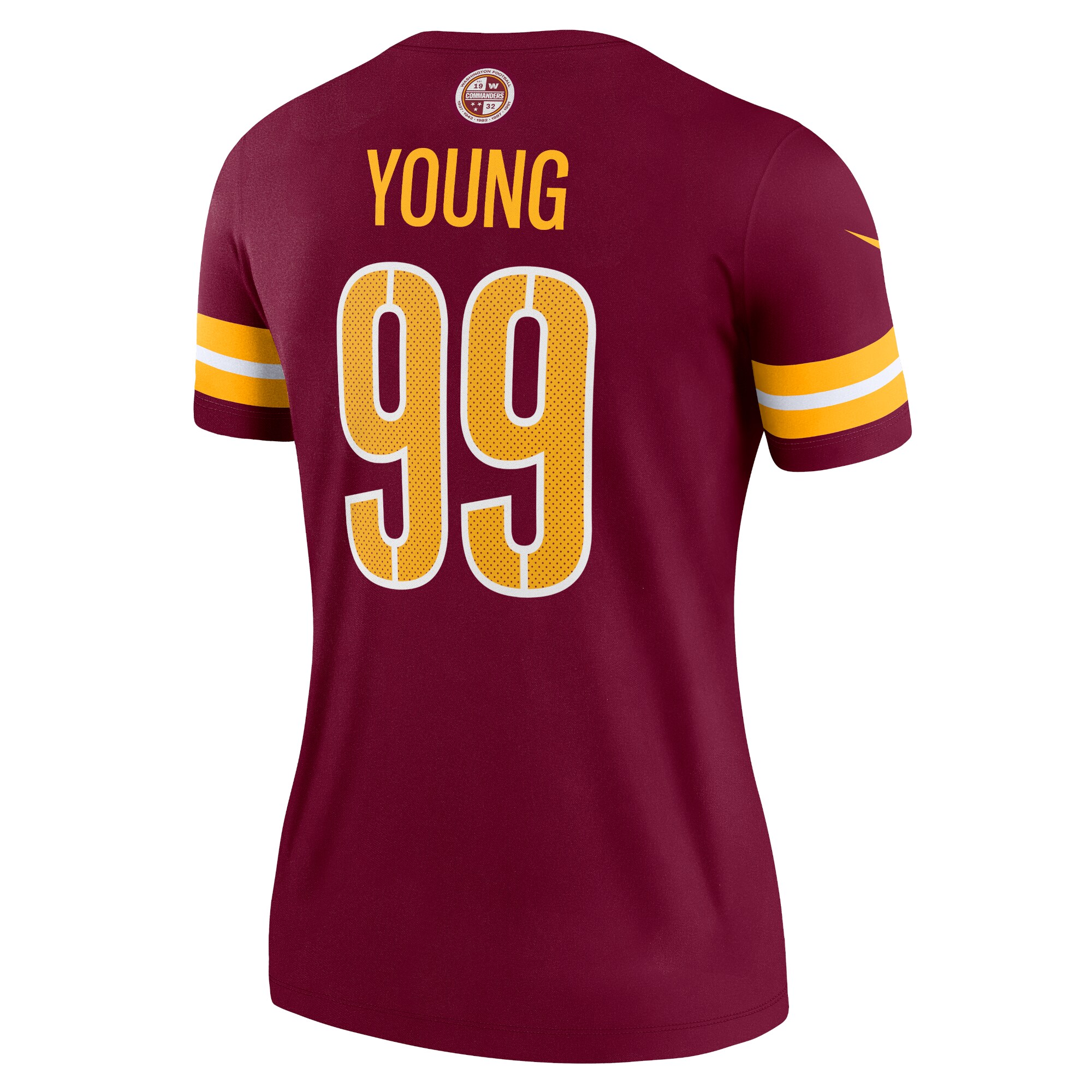 Chase Young Washington Commanders  Women's Legend Jersey - Burgundy