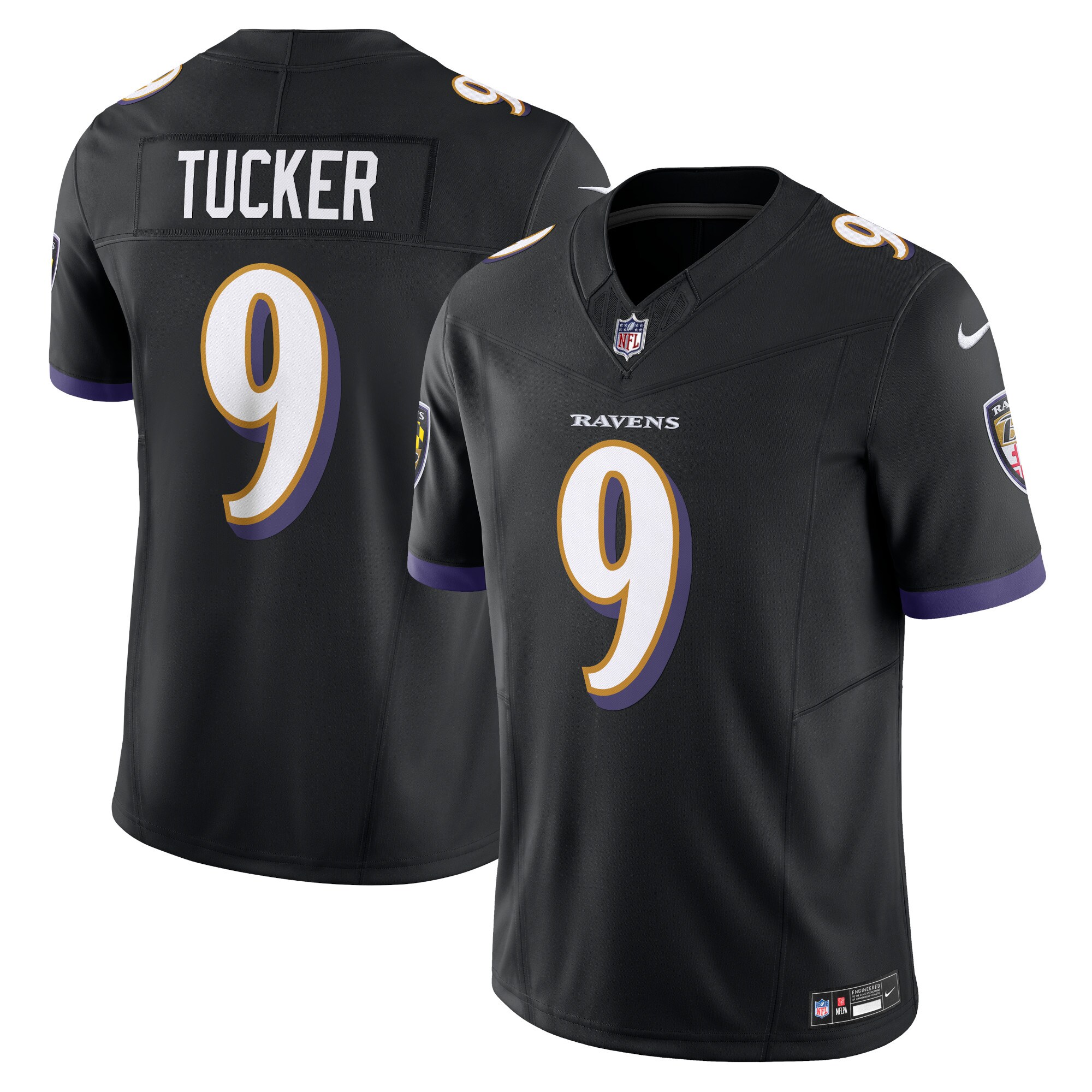 Justin Tucker Baltimore Ravens  Vapor F.U.S.E. Limited Jersey - Black