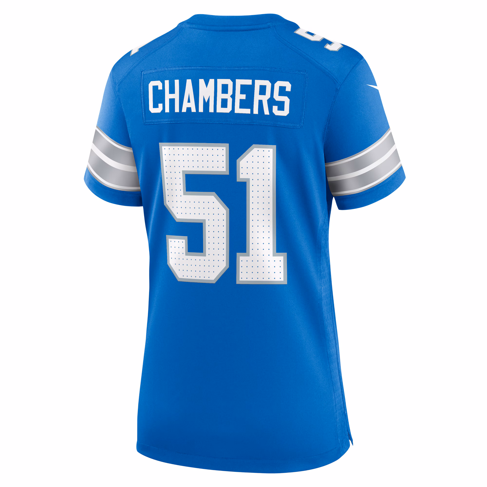 Steele Chambers Detroit Lions Women's Game Jersey -  Blue
