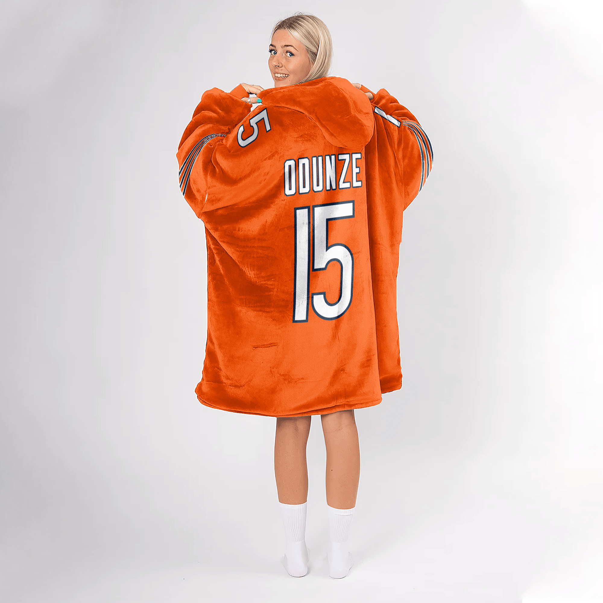 R.O 15 Chicago Football Unisex Blanket Hoodie