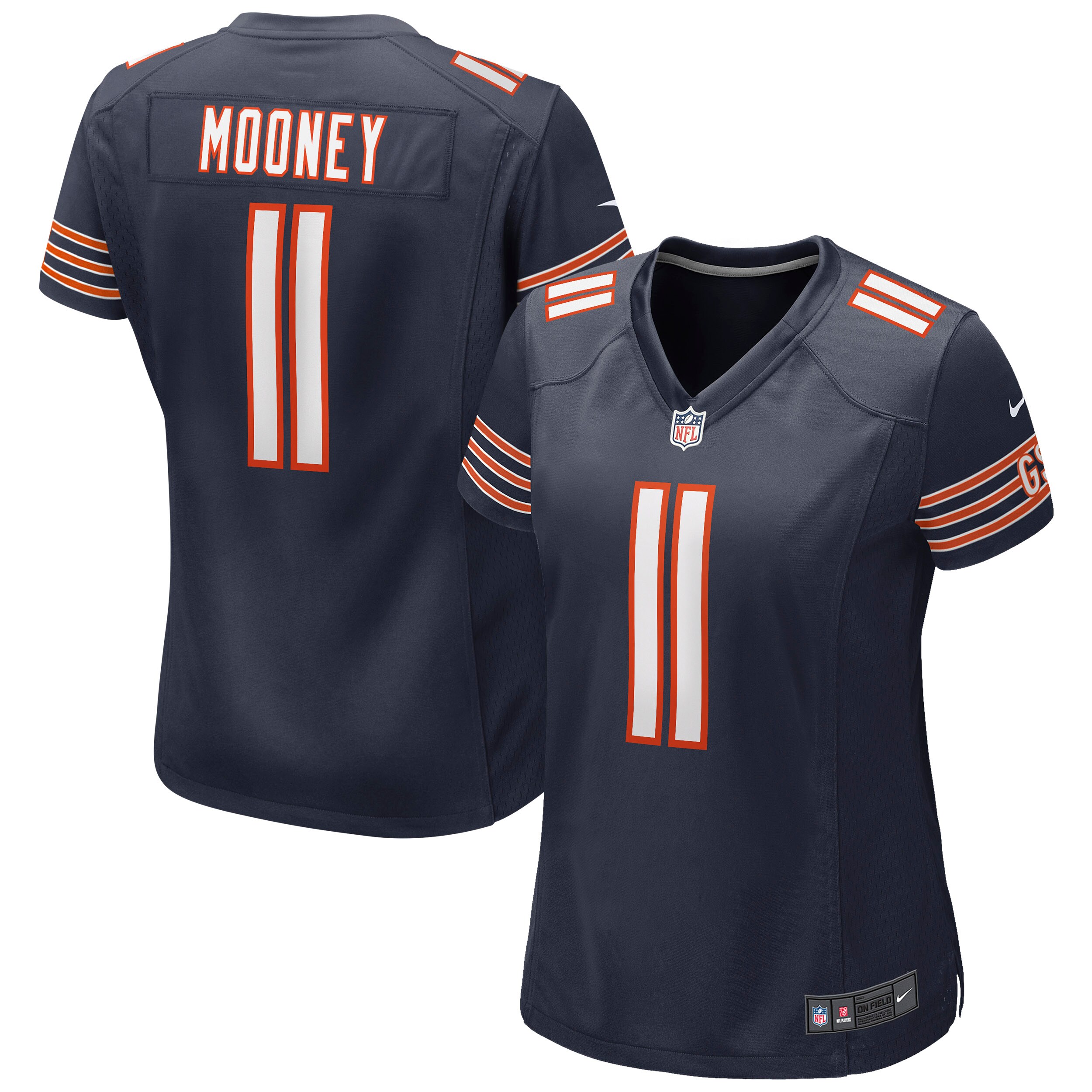 Darnell Mooney Chicago Bears  Women's Game Jersey - Navy