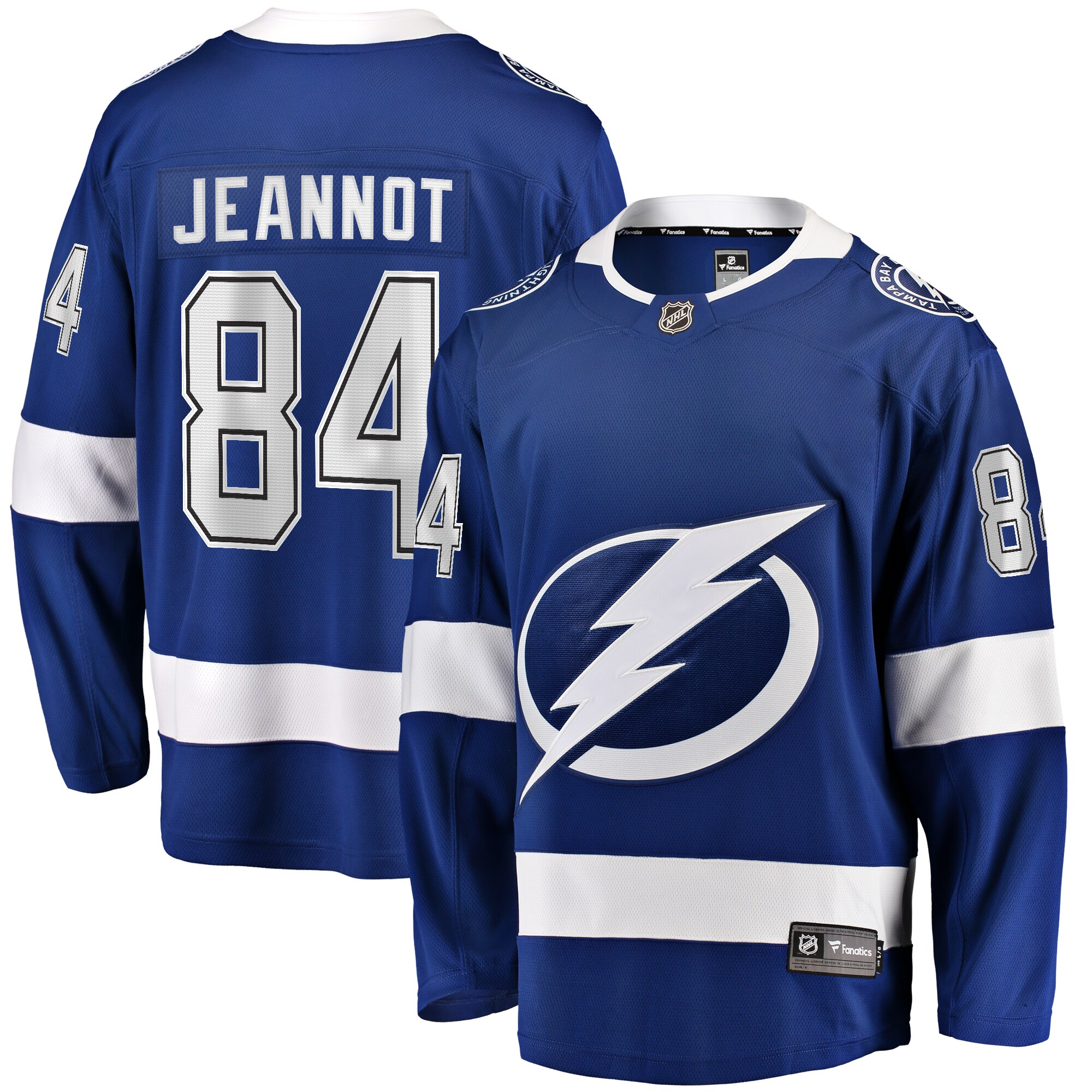 Tanner Jeannot Tampa Bay Lightning Home Breakaway Jersey - Blue