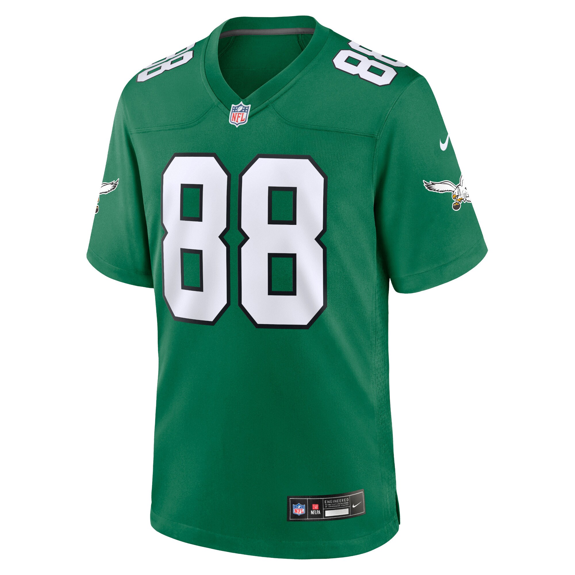 Dallas Goedert Philadelphia Eagles Youth Game Jersey - Kelly Green