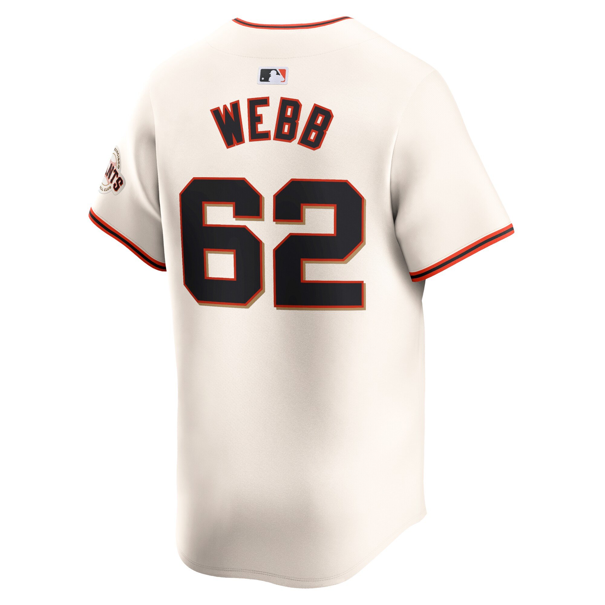 Men's San Francisco Giants Logan Webb  Cream Home Limited Player Jersey