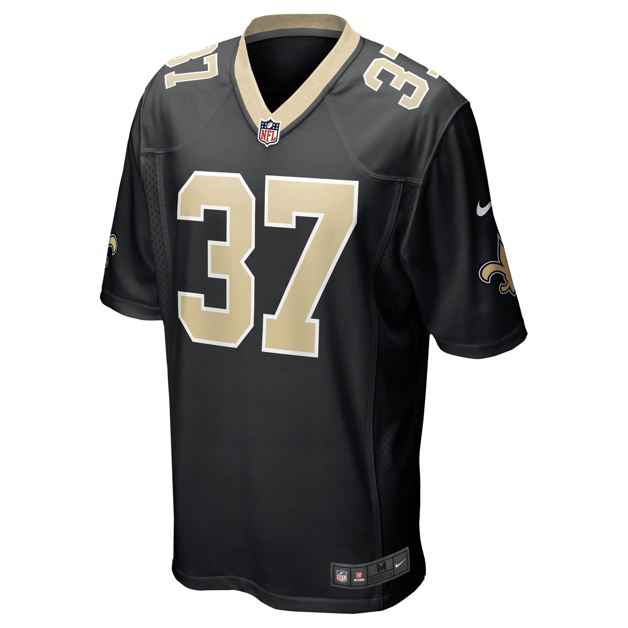Mims New Orleans Saints Team Game Jersey -  Black