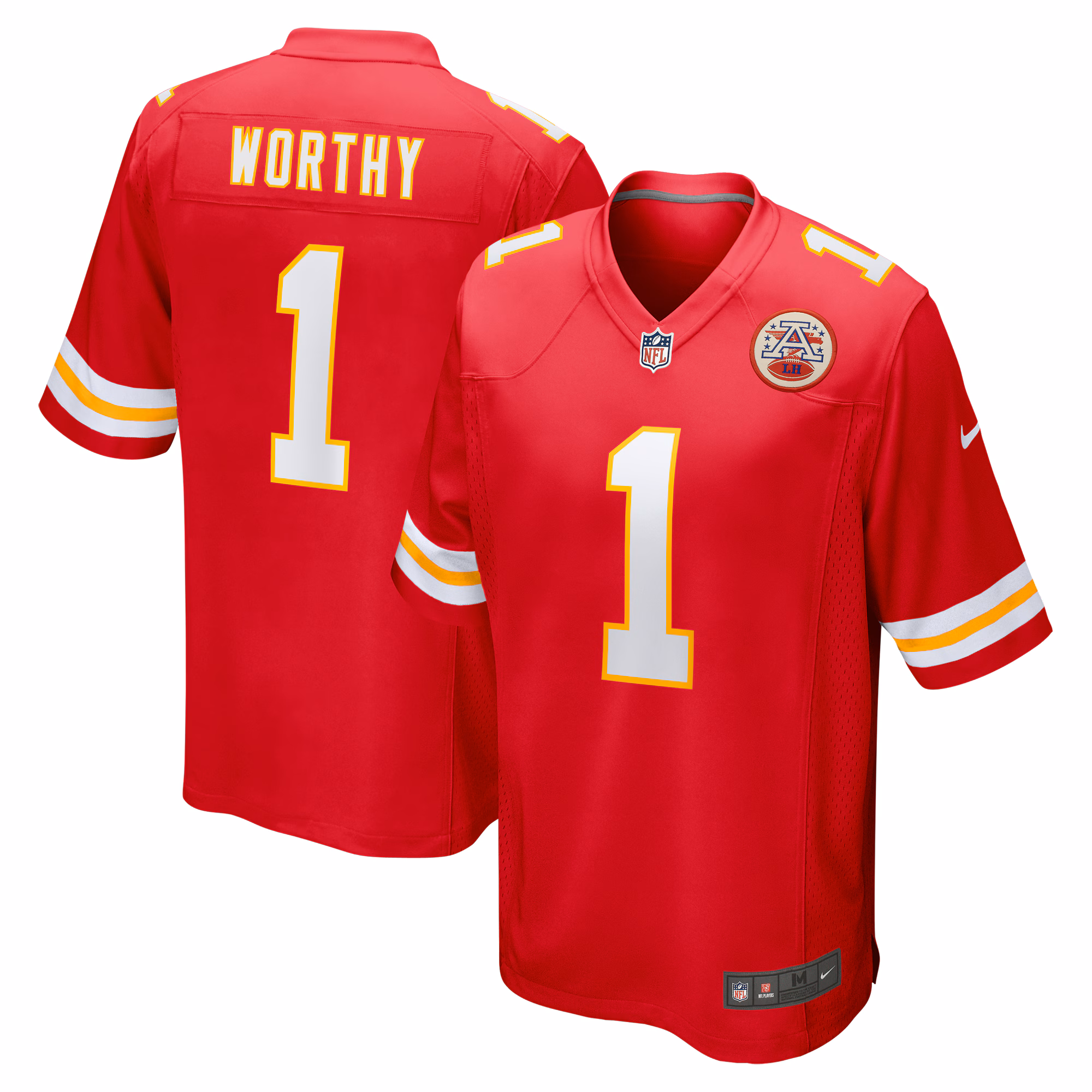 Xavier Worthy Kansas City Chiefs 2024 NFL Draft First Round Pick Player Game Jersey - Red