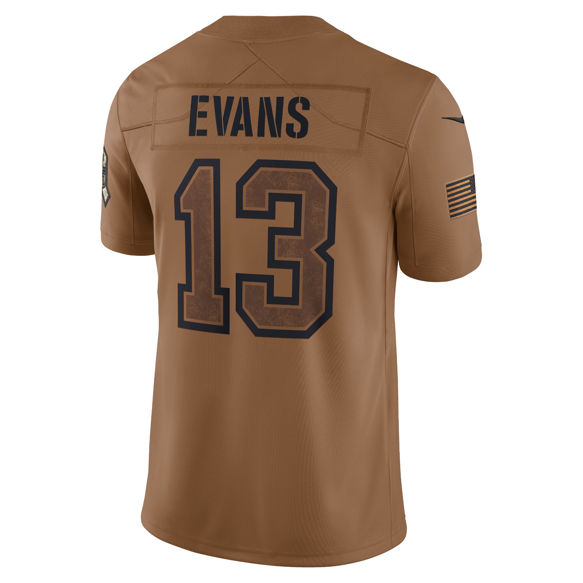 Mike Evans Tampa Bay Buccaneers  2023 Salute To Service Limited Jersey - Brown