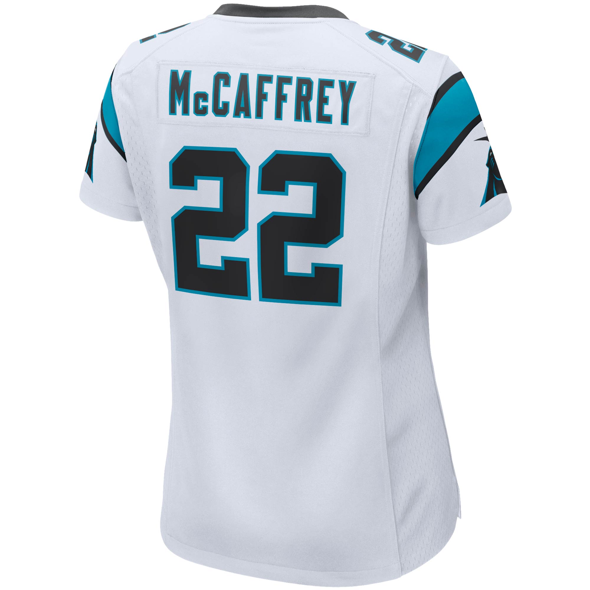 Christian McCaffrey Carolina Panthers  Women's Game Player Jersey - White