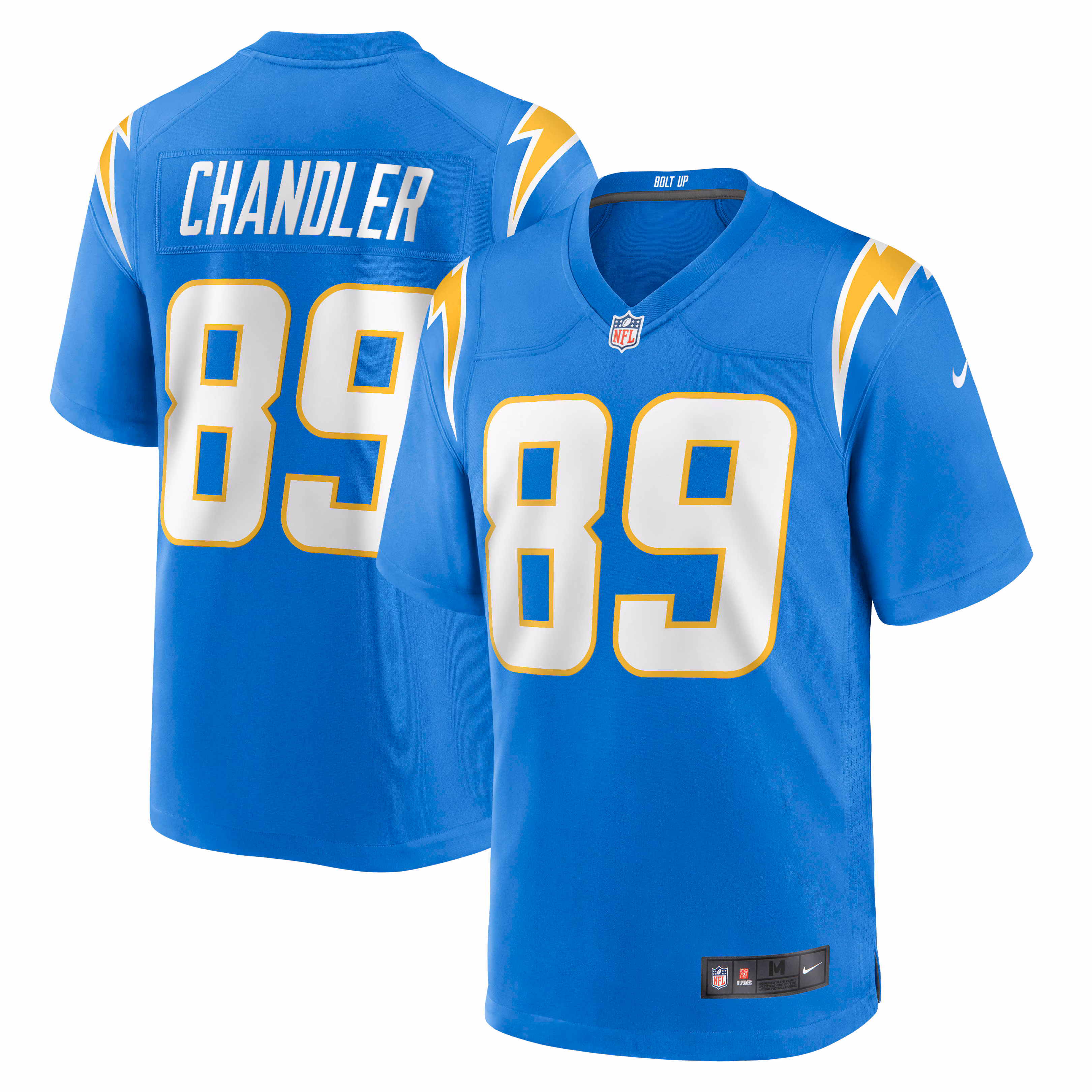 Wes Chandler Los Angeles Chargers Retired Player Jersey - Powder Blue