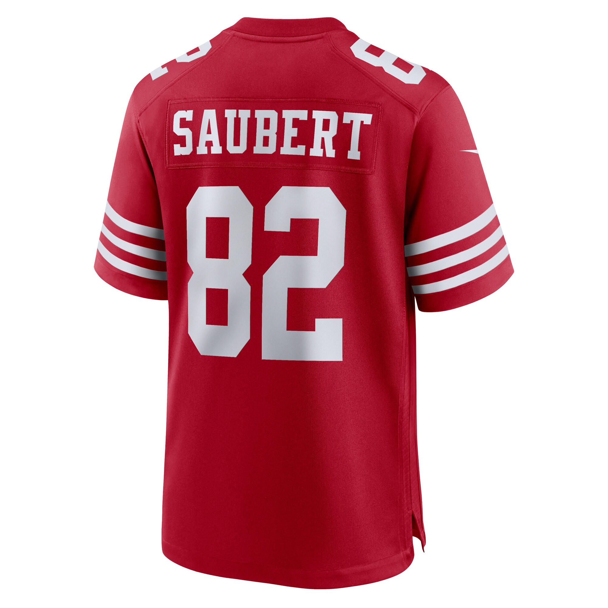 Eric Saubert San Francisco 49ers Team Game Jersey -  Scarlet