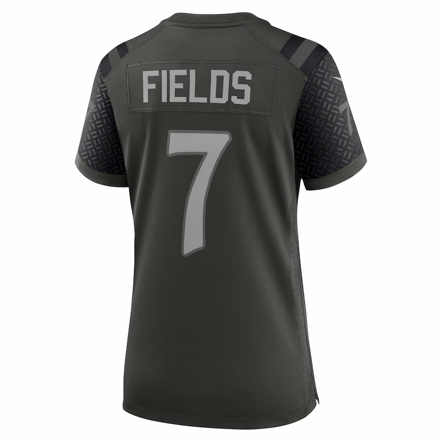 Justin Fields #7 New York Jets Women's 2025 Rivalries Collection Game Jersey - Gotham Green