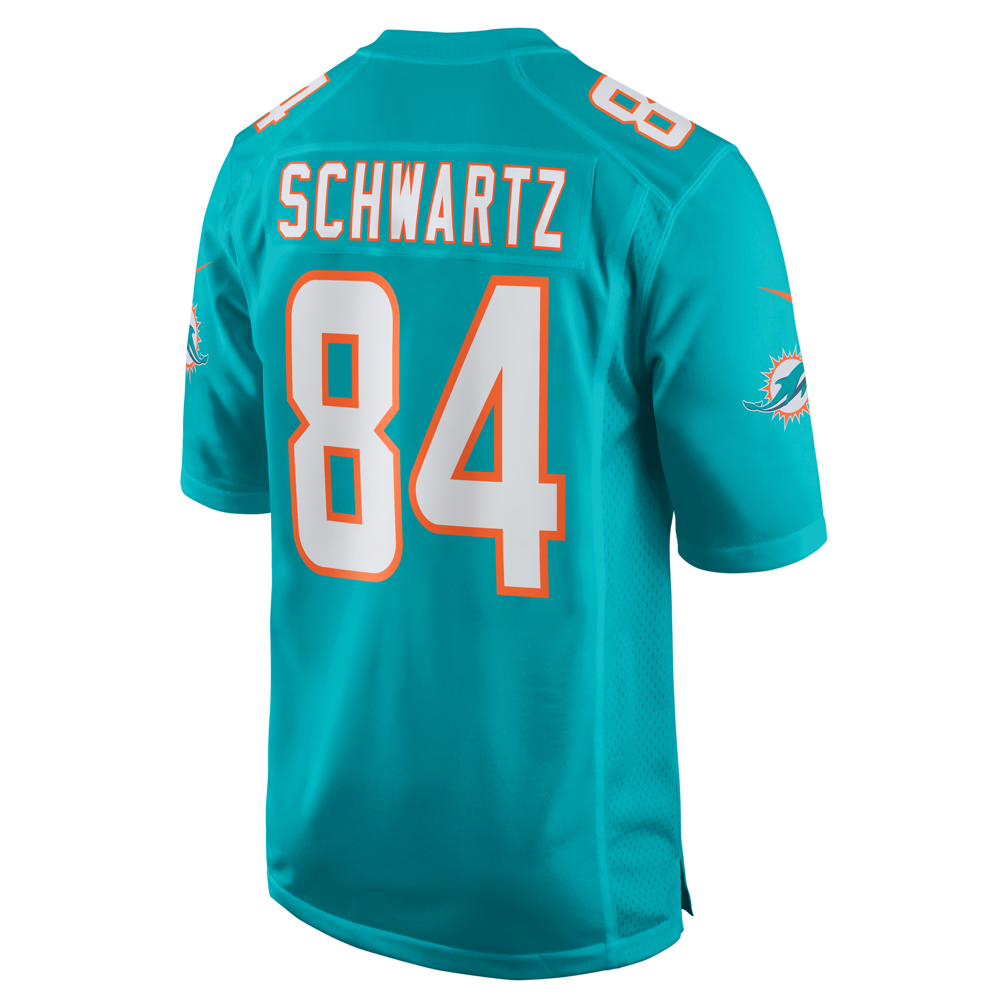 Anthony Schwartz Miami Dolphins Team Game Jersey -  Aqua