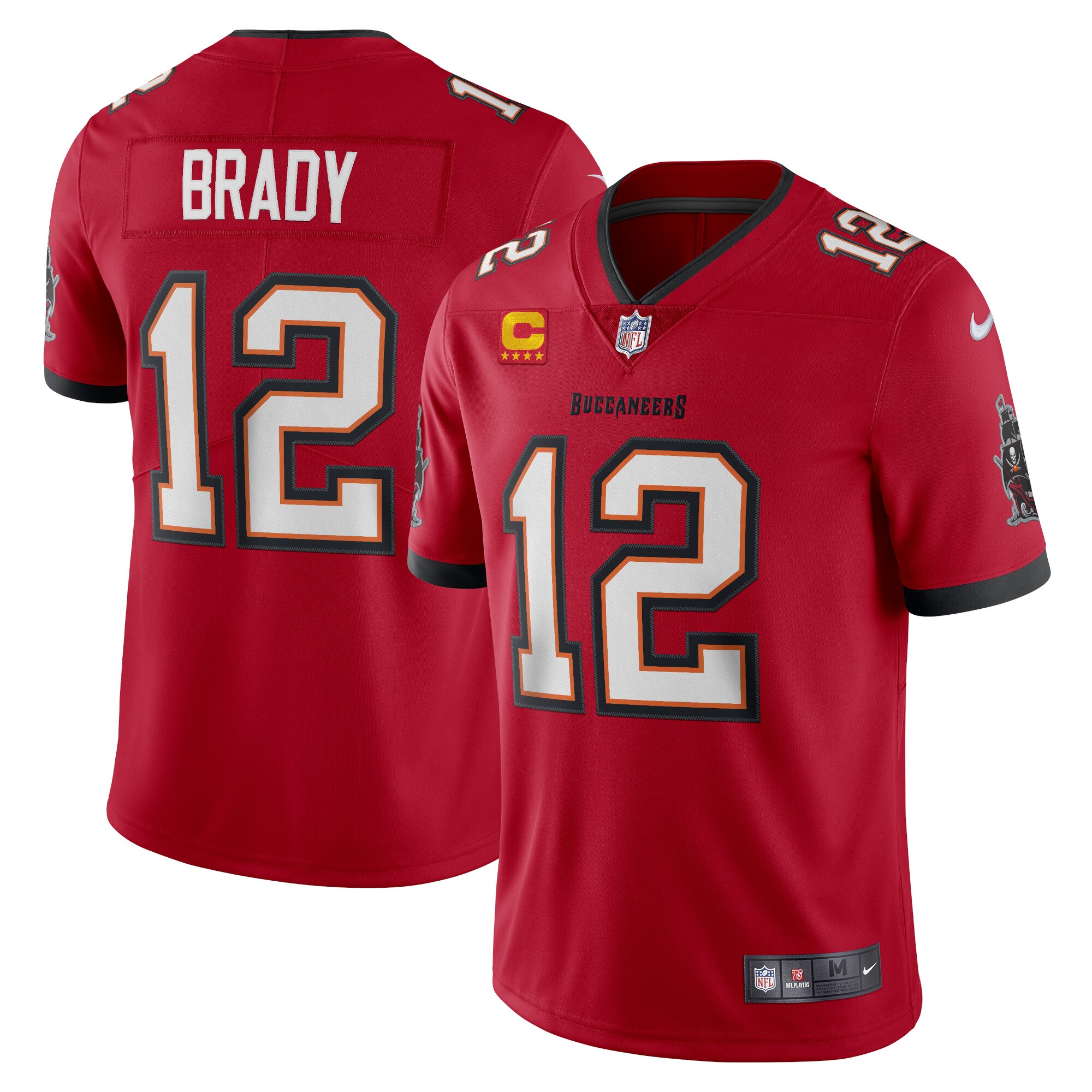 Tom Brady Tampa Bay Buccaneers  Captain Vapor Limited Jersey - Red