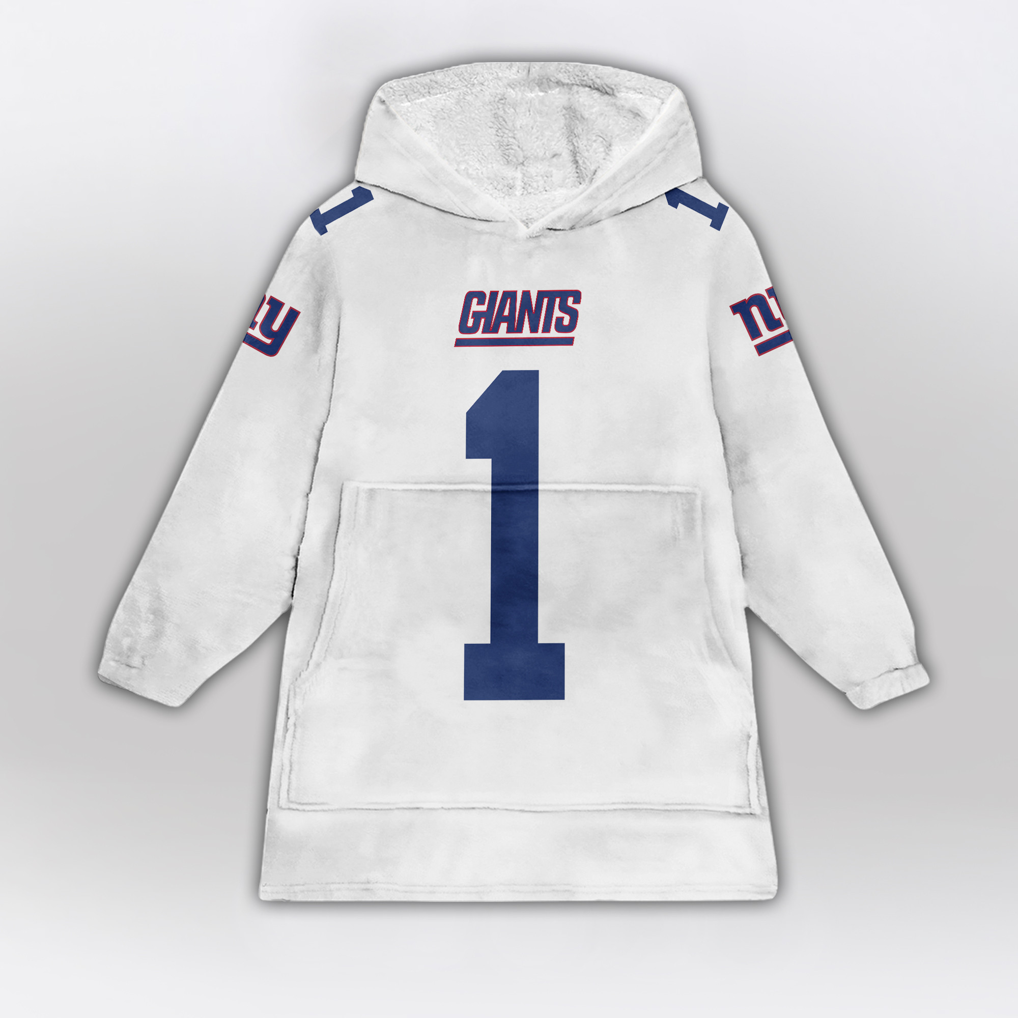 Kid M.N 1 New York G Football Unisex Blanket Hoodie